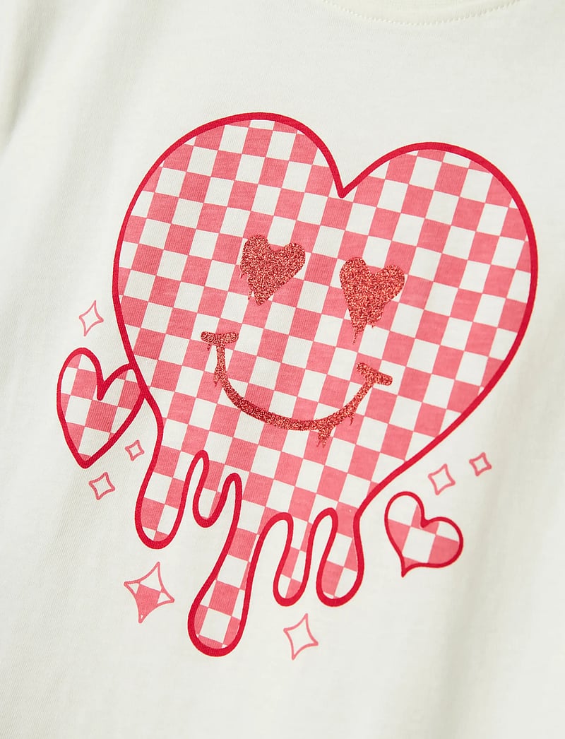 name it - NKFKAREN SS NREG SHORT TOP PS NOOS - kortærmede t-shirts - cloud dancer - 2