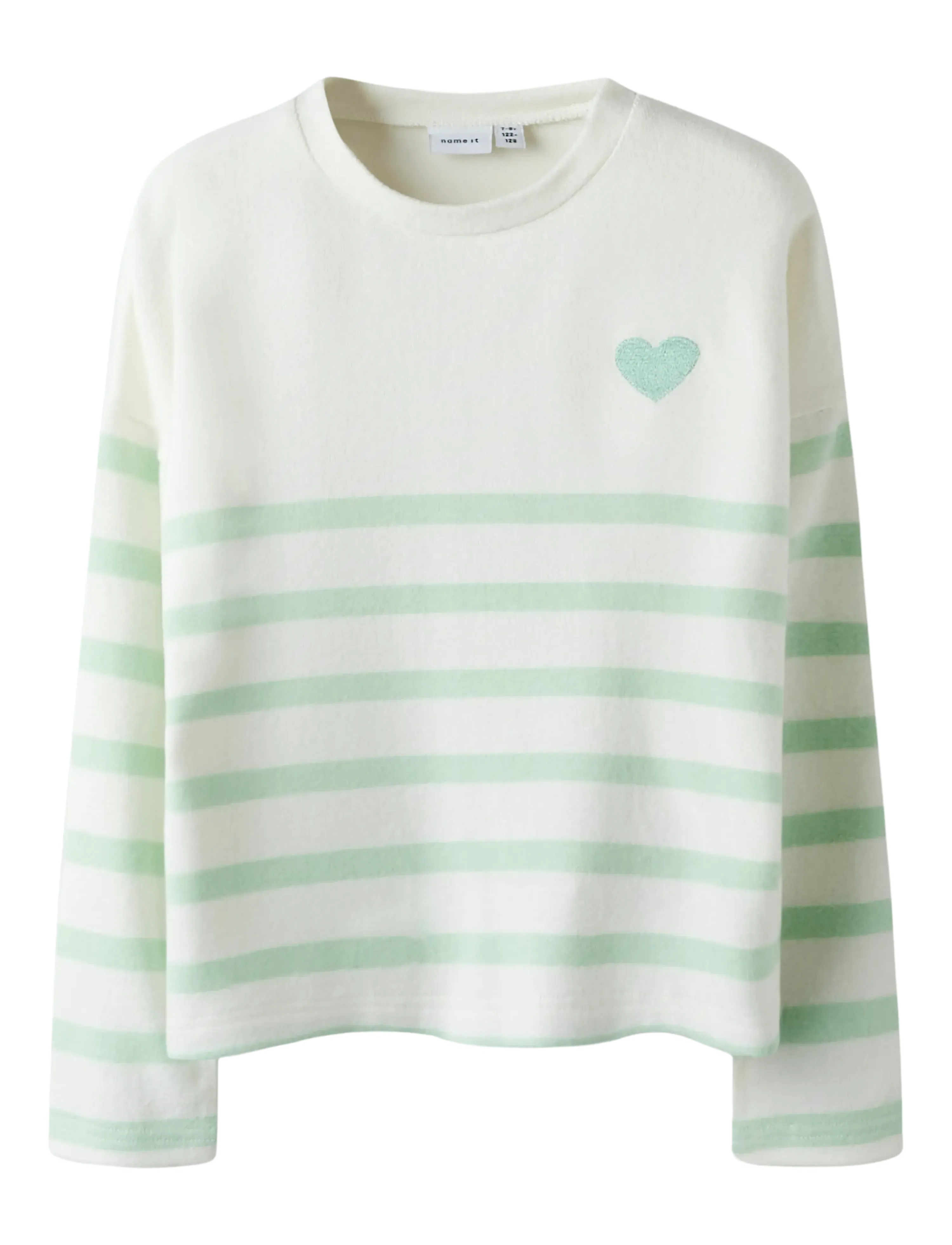 name it - NKFLINE LS KNIT PS NOOS - jumpers - gossamer green - 2