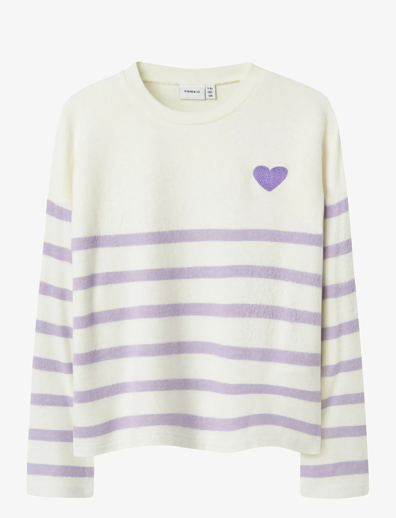 name it - NKFLINE LS KNIT PS NOOS - trøjer - purple rose - 1