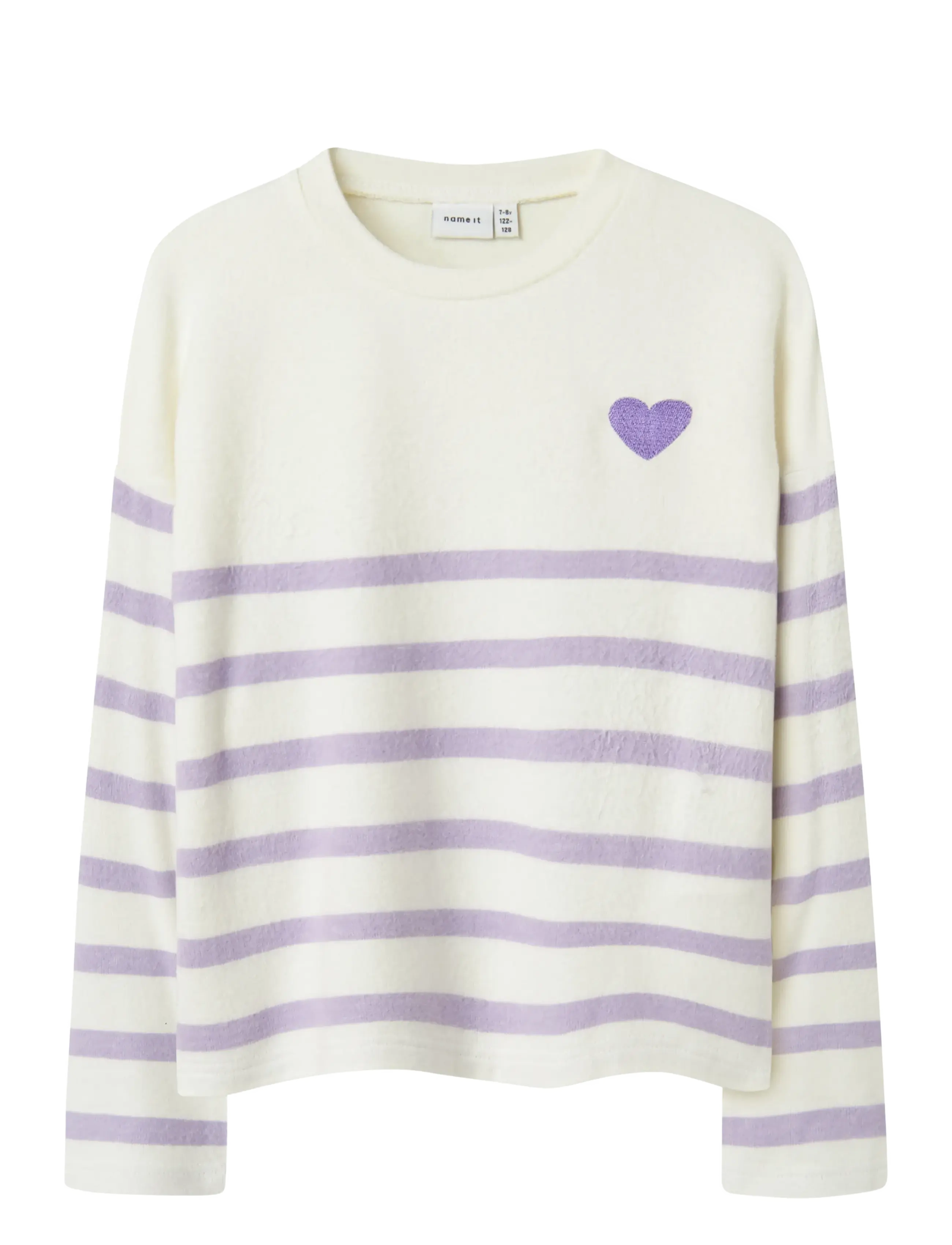 name it NKFLINE LS KNIT PS NOOS - Tops - PURPLE ROSE / multi
