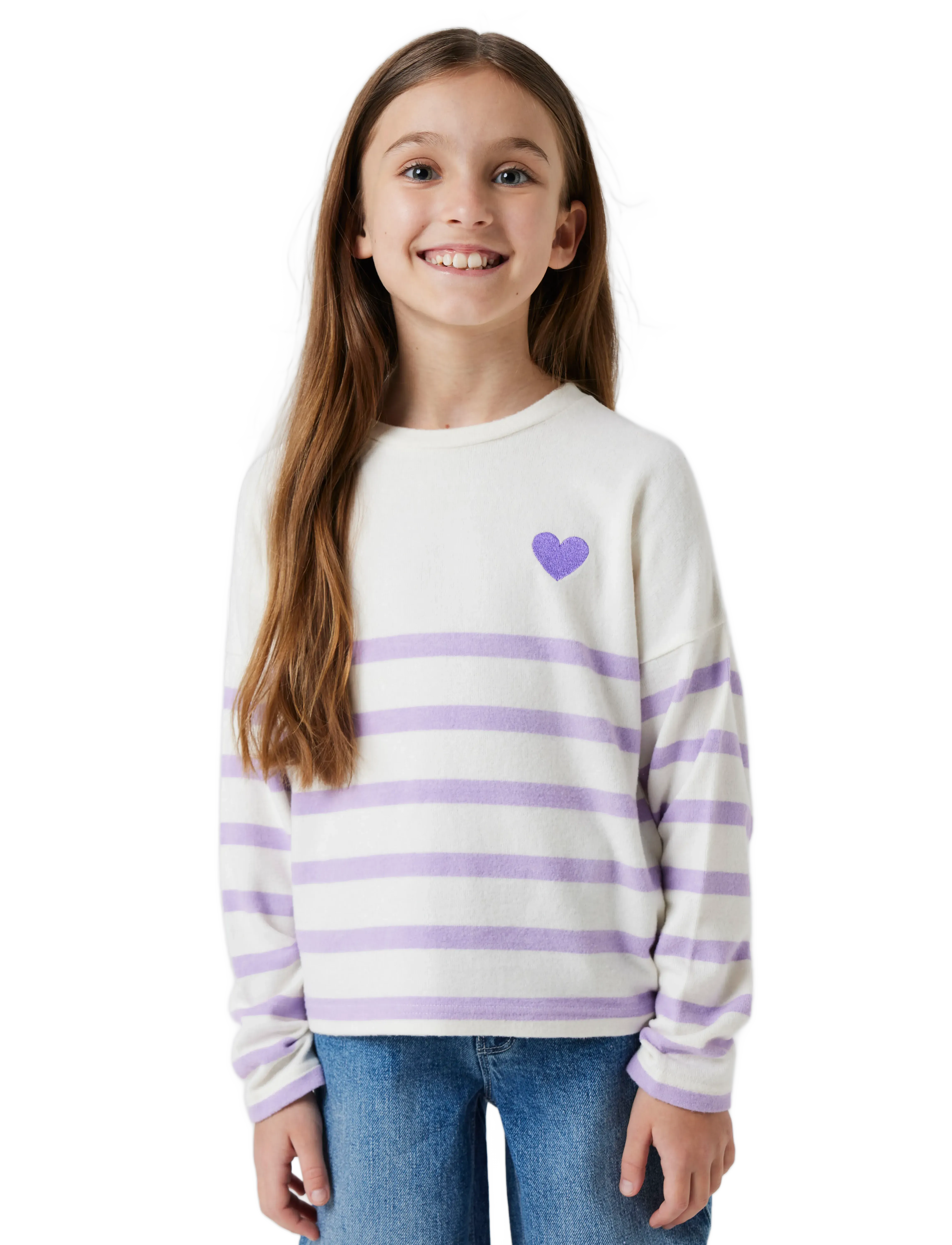 name it NKFLINE LS KNIT PS NOOS - Stickade tröjor - PURPLE ROSE / multi