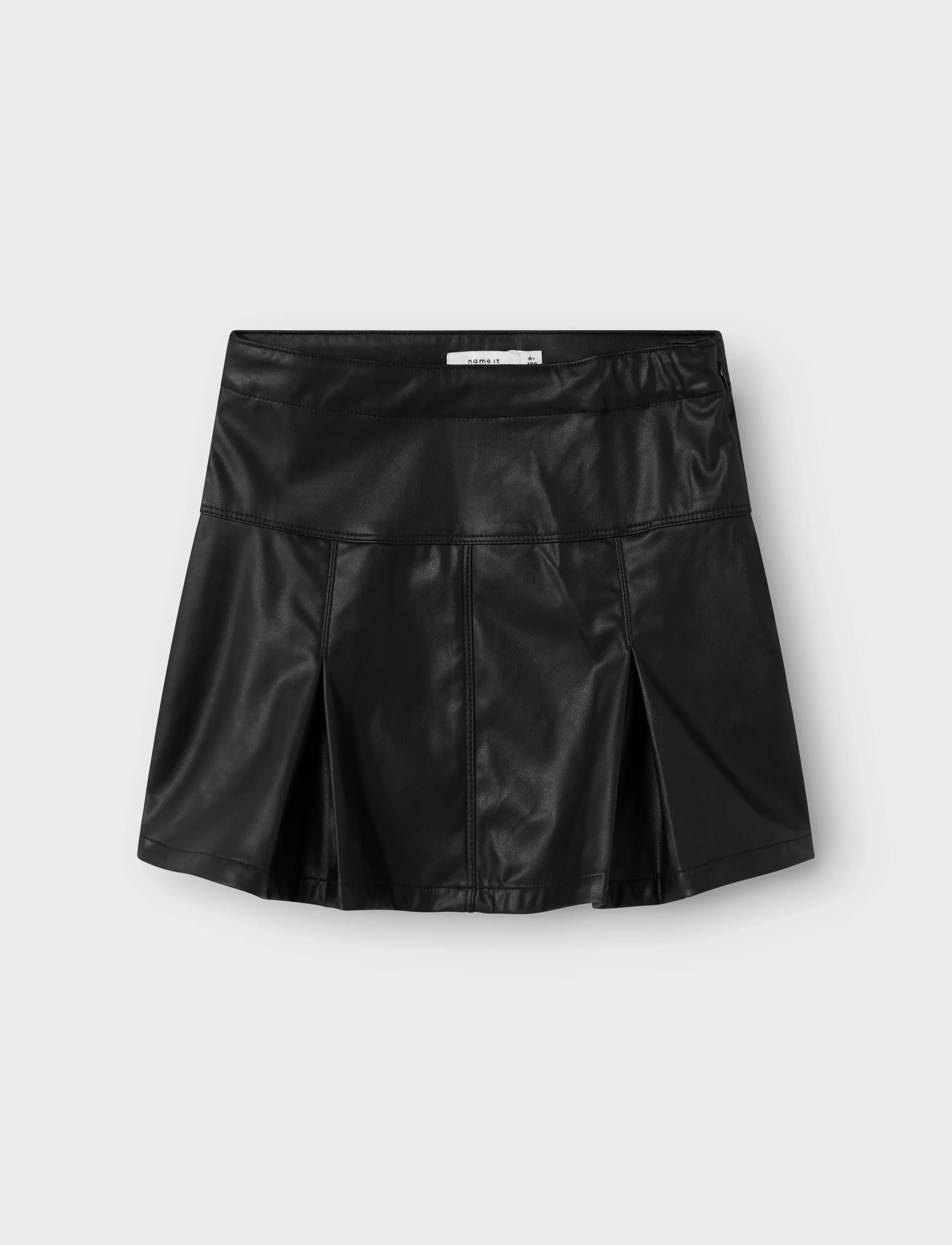 name it NKFLINKA PU SKIRT - Klänningar & Kjolar - BLACK / black
