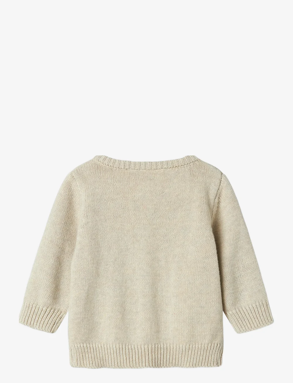 name it - NBFLINIE LS KNIT CARD - cardigans - peyote melange - 1