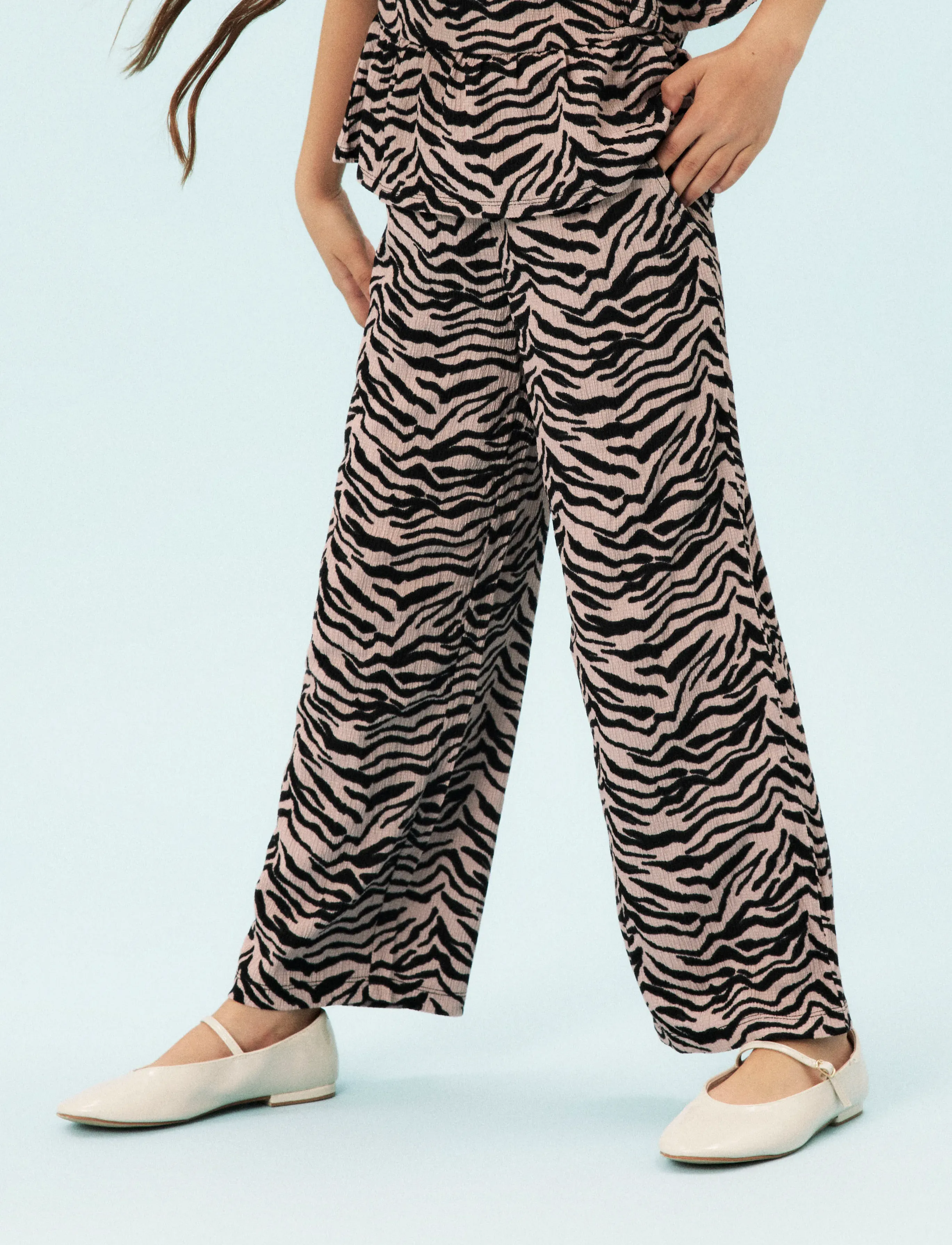 name it - NKFLOTTA WIDE PANT BOX - laagste prijzen - burnished lilac - 4
