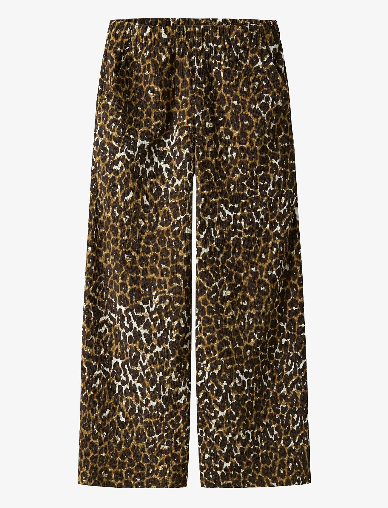 name it - NKFLOTTA WIDE PANT BOX - trousers - peyote - 1