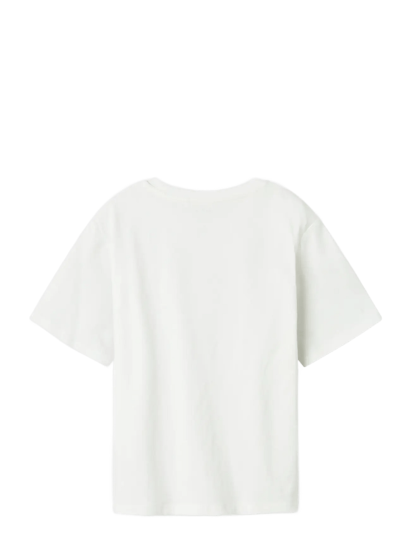 name it - NKFLISEMARIE NREG SS TOP BOX - lühikeste varrukatega t-särgid - bright white - 1
