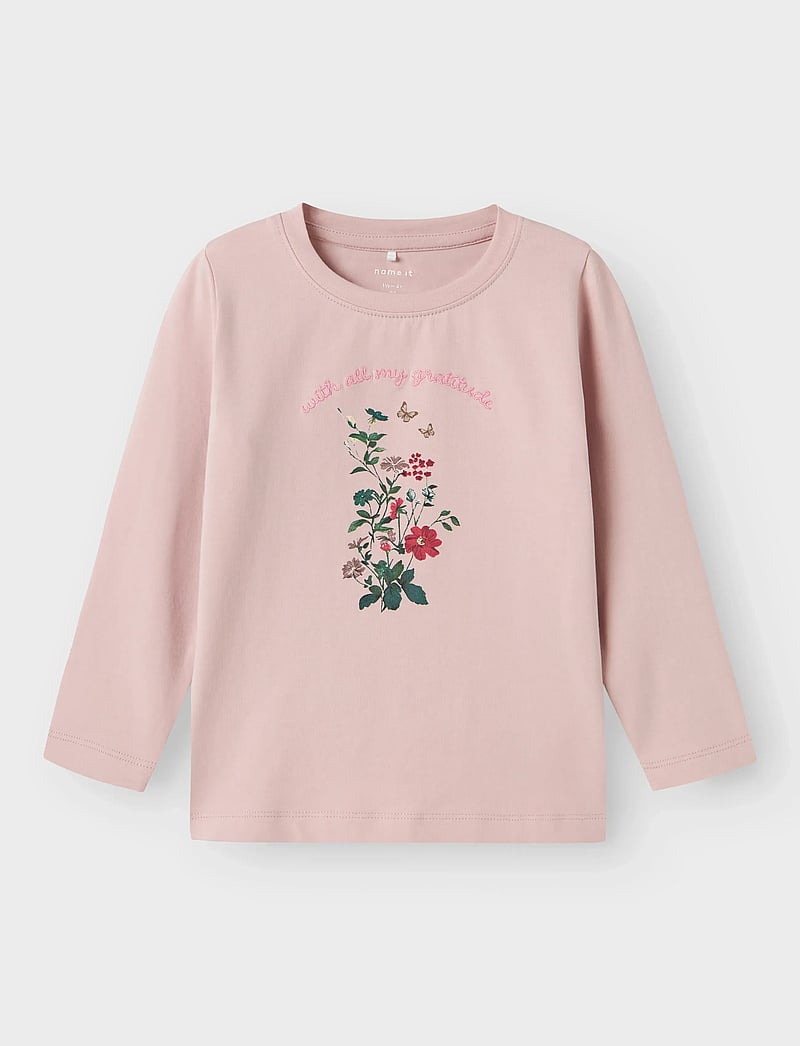 name it - NMFLAMILIA LS TOP BOX - långärmade t-shirts - burnished lilac - 0