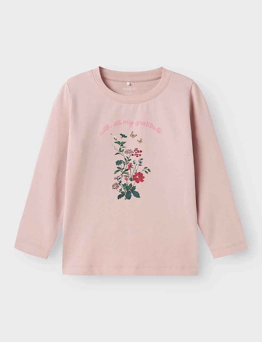 name it - NMFLAMILIA LS TOP BOX - långärmade t-shirts - burnished lilac - 0