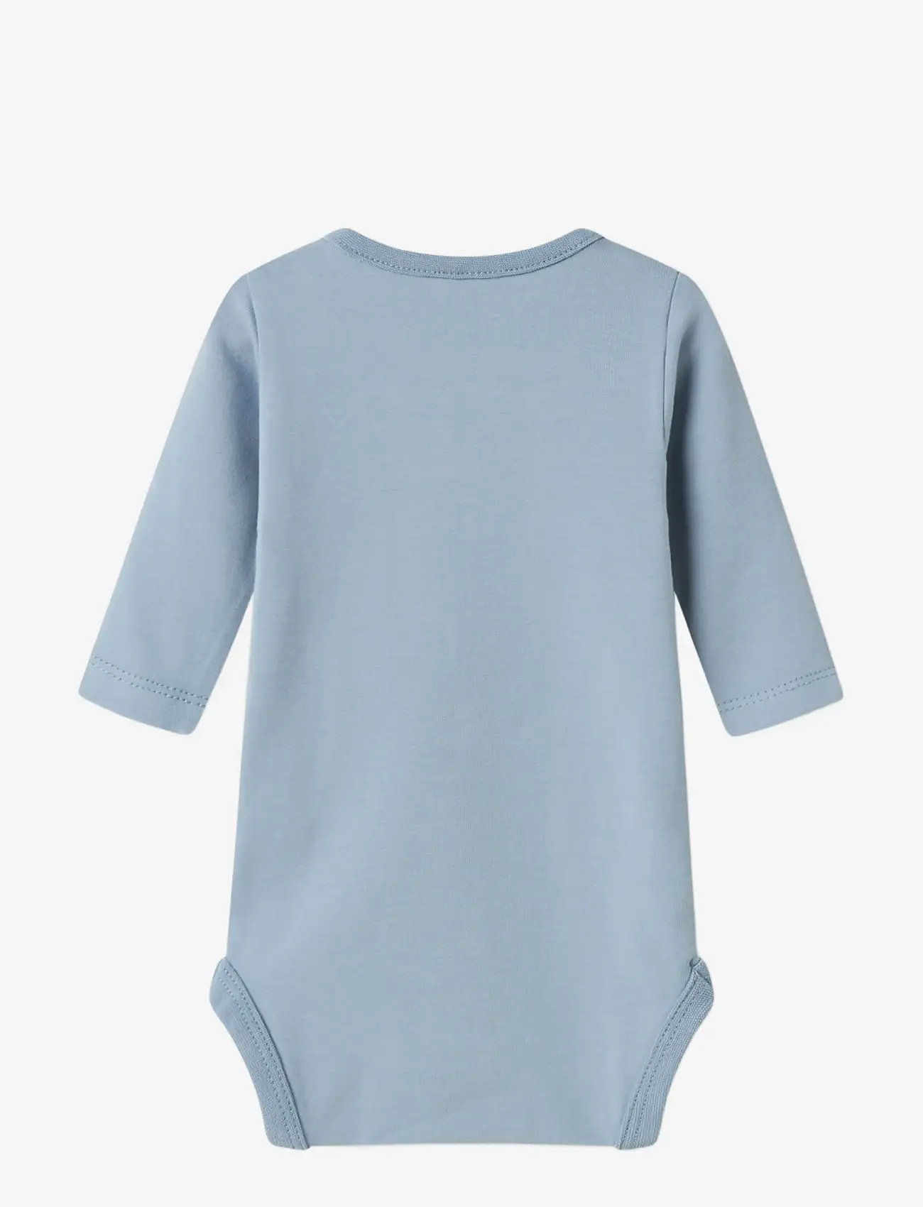 name it - NBMLAMB LS BODY BOX - långärmade bodies - dusty blue - 1
