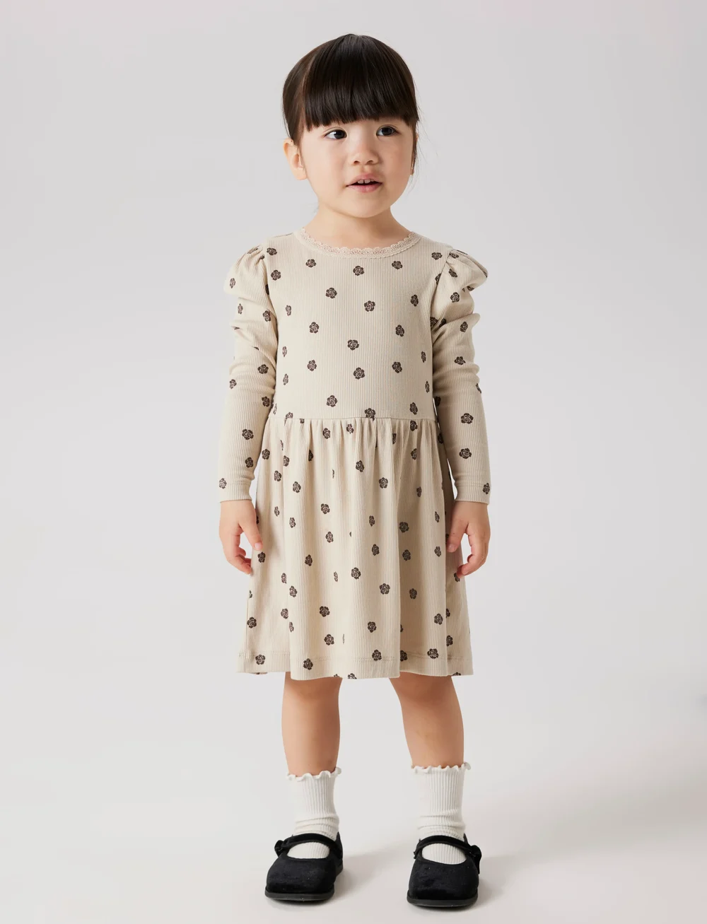 name it - NMFLAIKABNA XSL LS DRESS - langärmelige freizeitkleider - peyote - 4