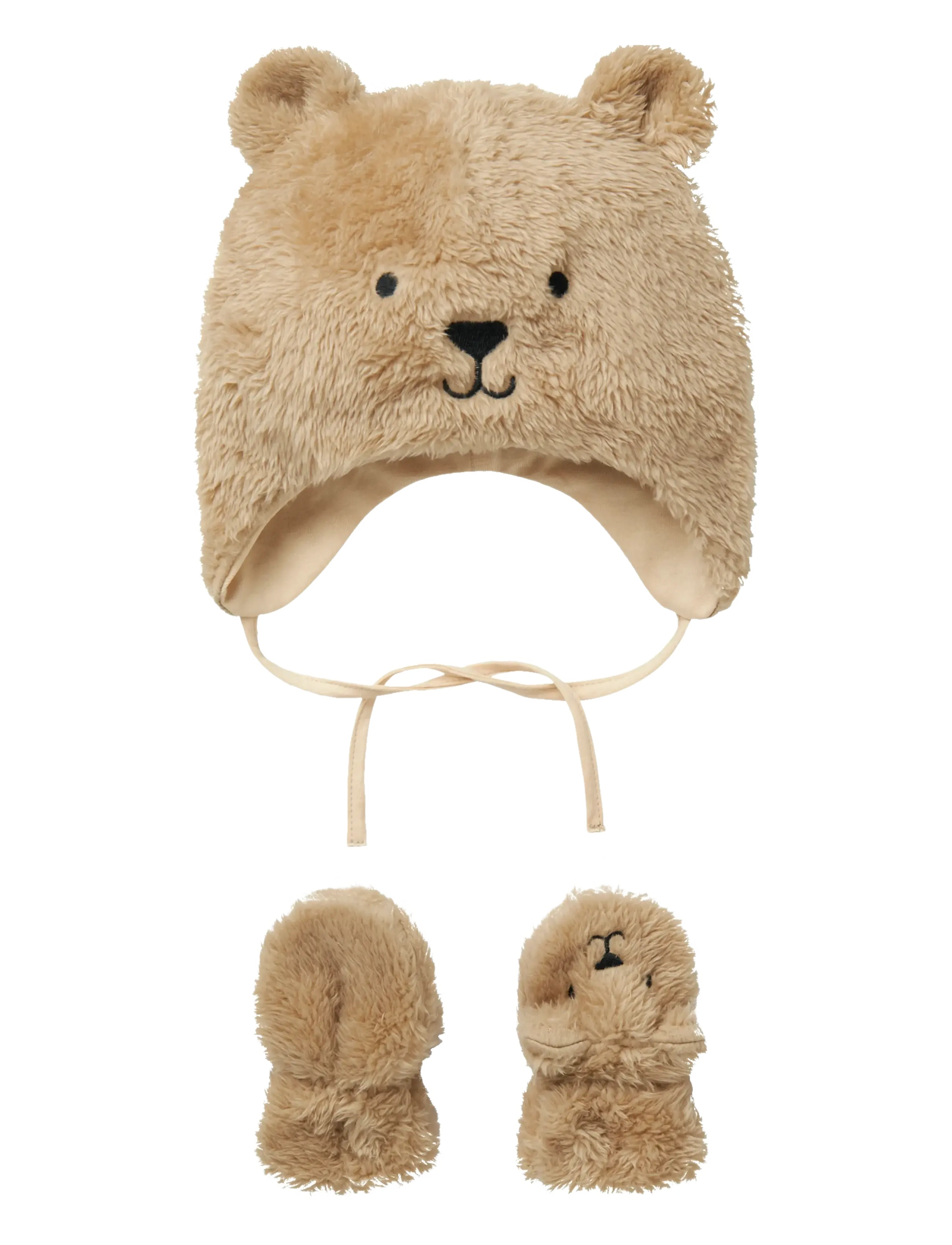 name it Nbnmatuta Teddy Set4, 40-44, Hats, Mehrfarbig/gemustert - Baby Kinder