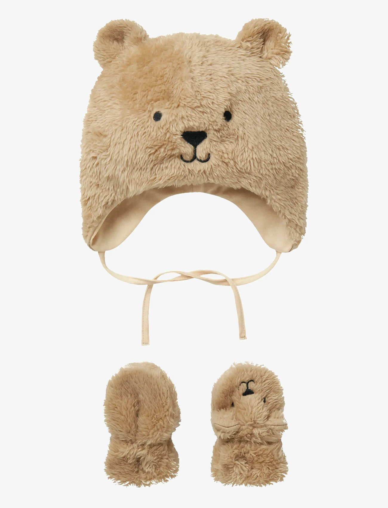 name it - NBNMATUTA TEDDY SET4 - gloves - pure cashmere - 0