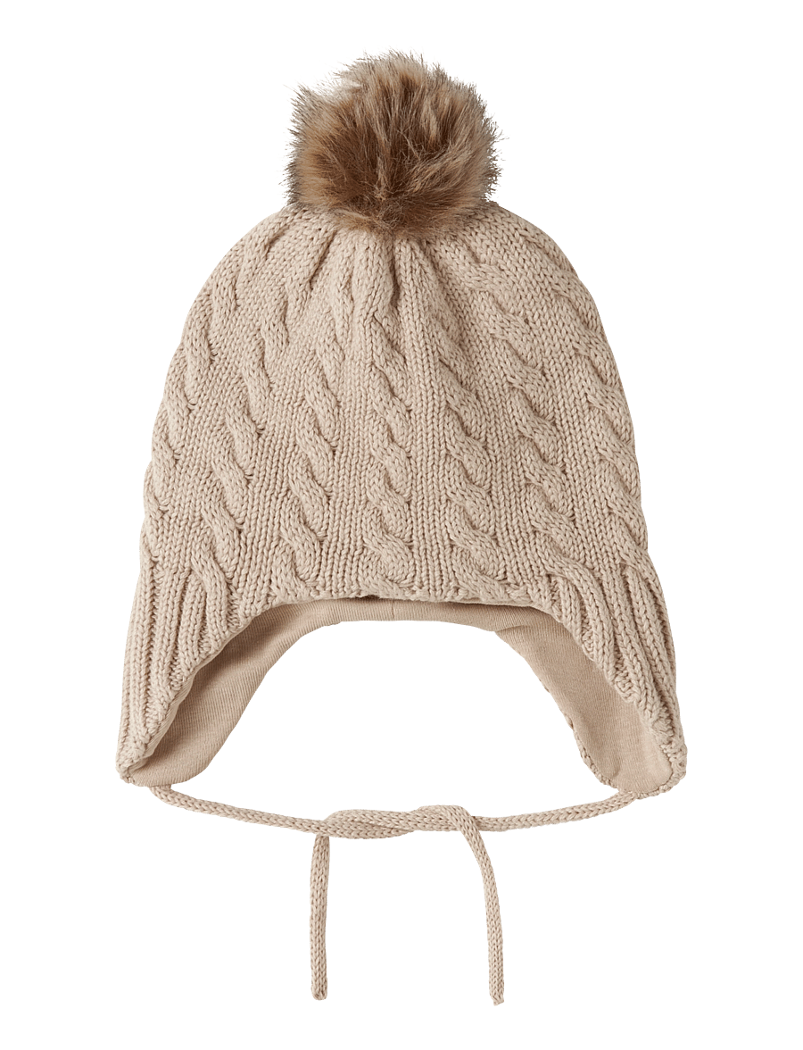 name it - NBNMILLO KNIT HAT2 - kootud mütsid - peyote - 0