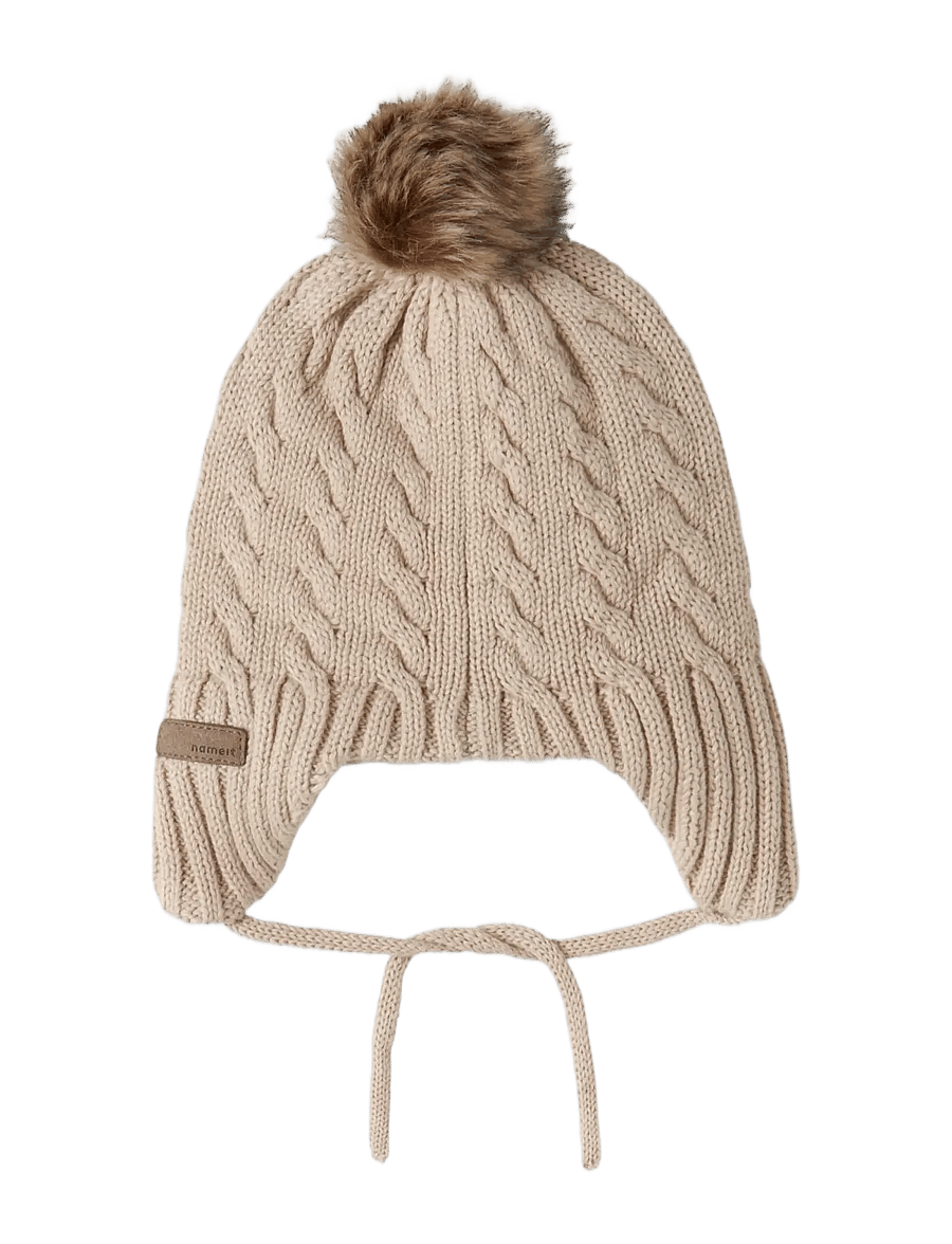 name it - NBNMILLO KNIT HAT2 - kootud mütsid - peyote - 1