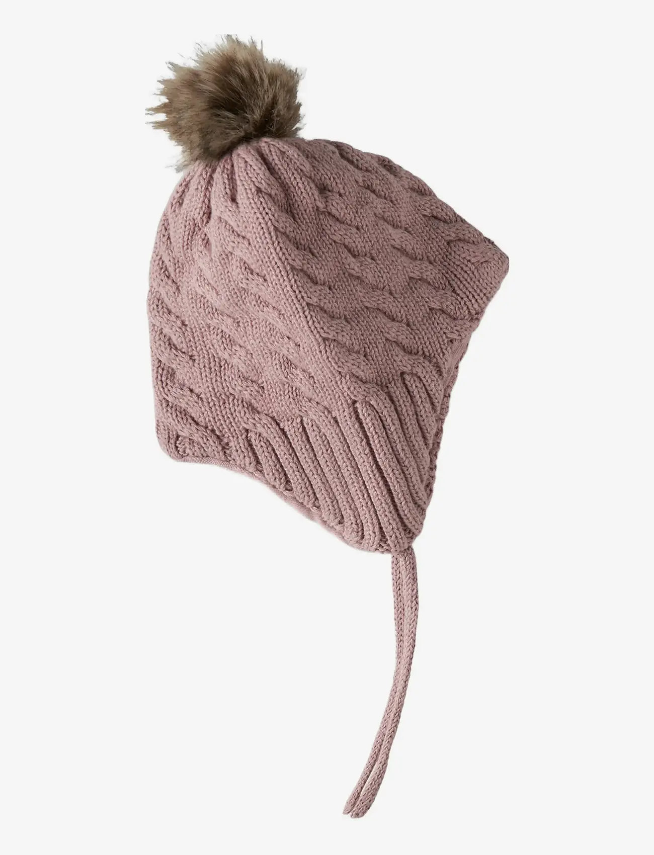 name it - NBNMILLO KNIT HAT2 - beanies - woodrose - 1