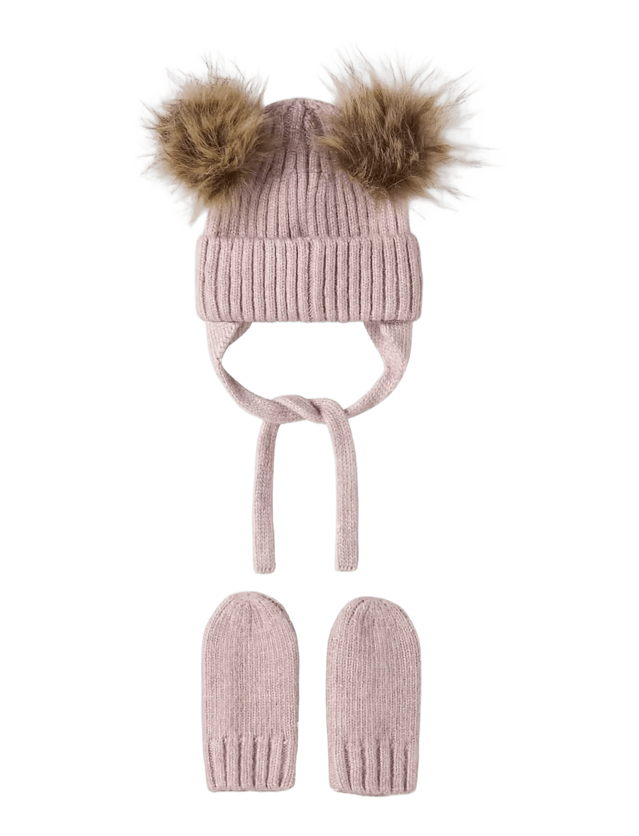 name it - NBNMORA KNIT SET - kindad - violet ice - 1