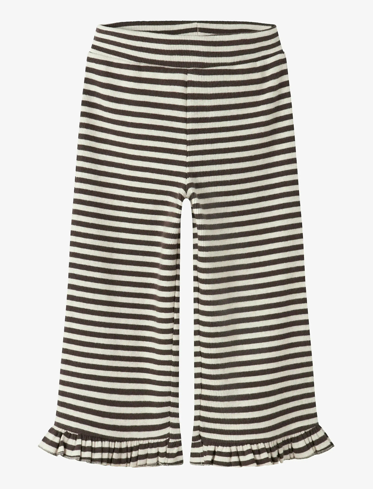 name it - NMFLUNA WIDE PANT - efterårstøj - peyote - 0