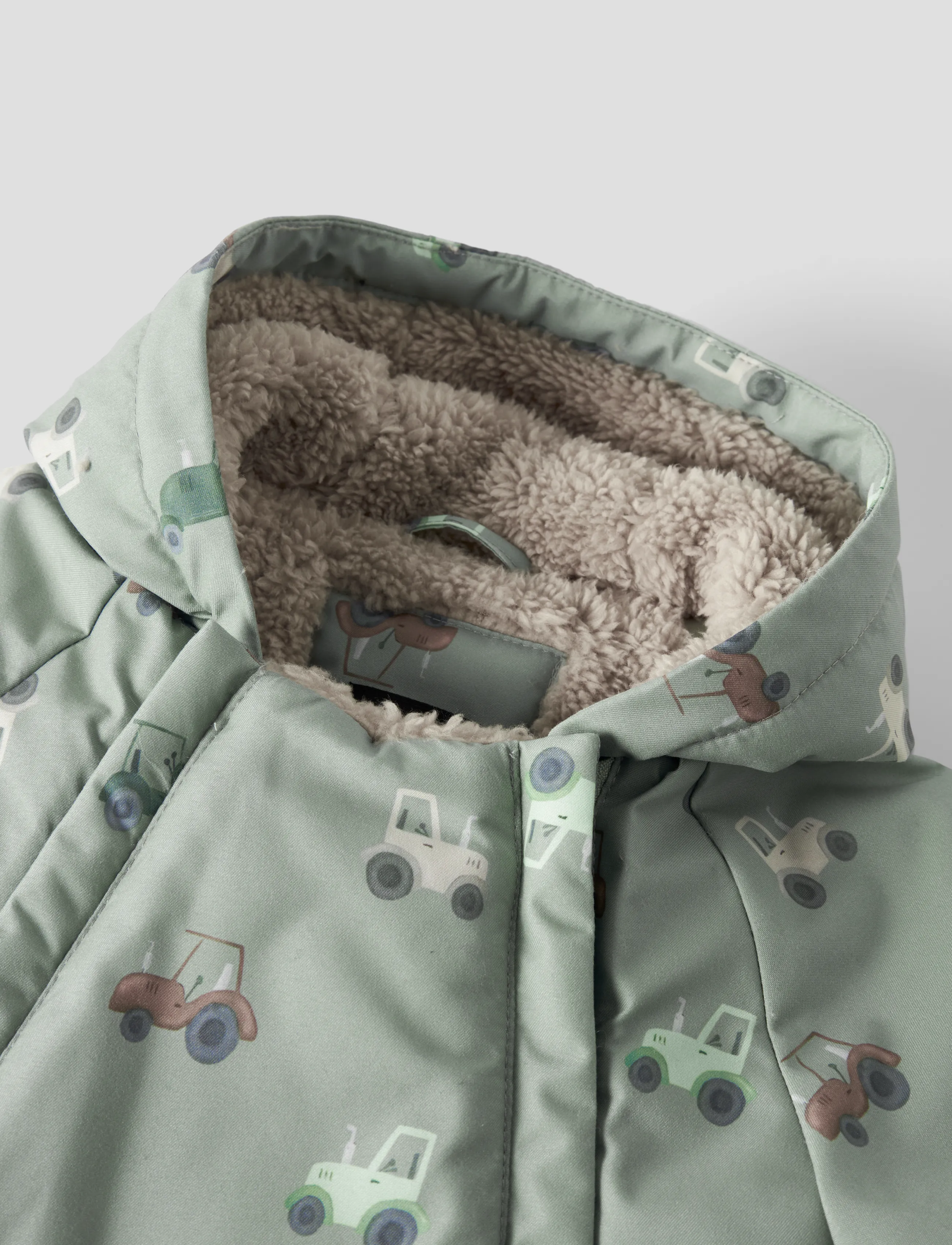 name it - NBMSNOW05 SUIT AOP FO - schneeanzug - iceberg green - 2