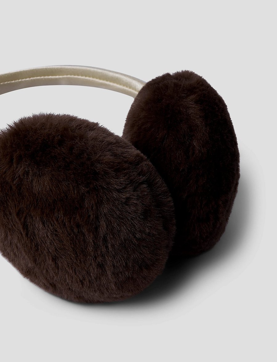 name it - NKFMELLOW EARWARMERS - Öronmuffar - seal brown - 1