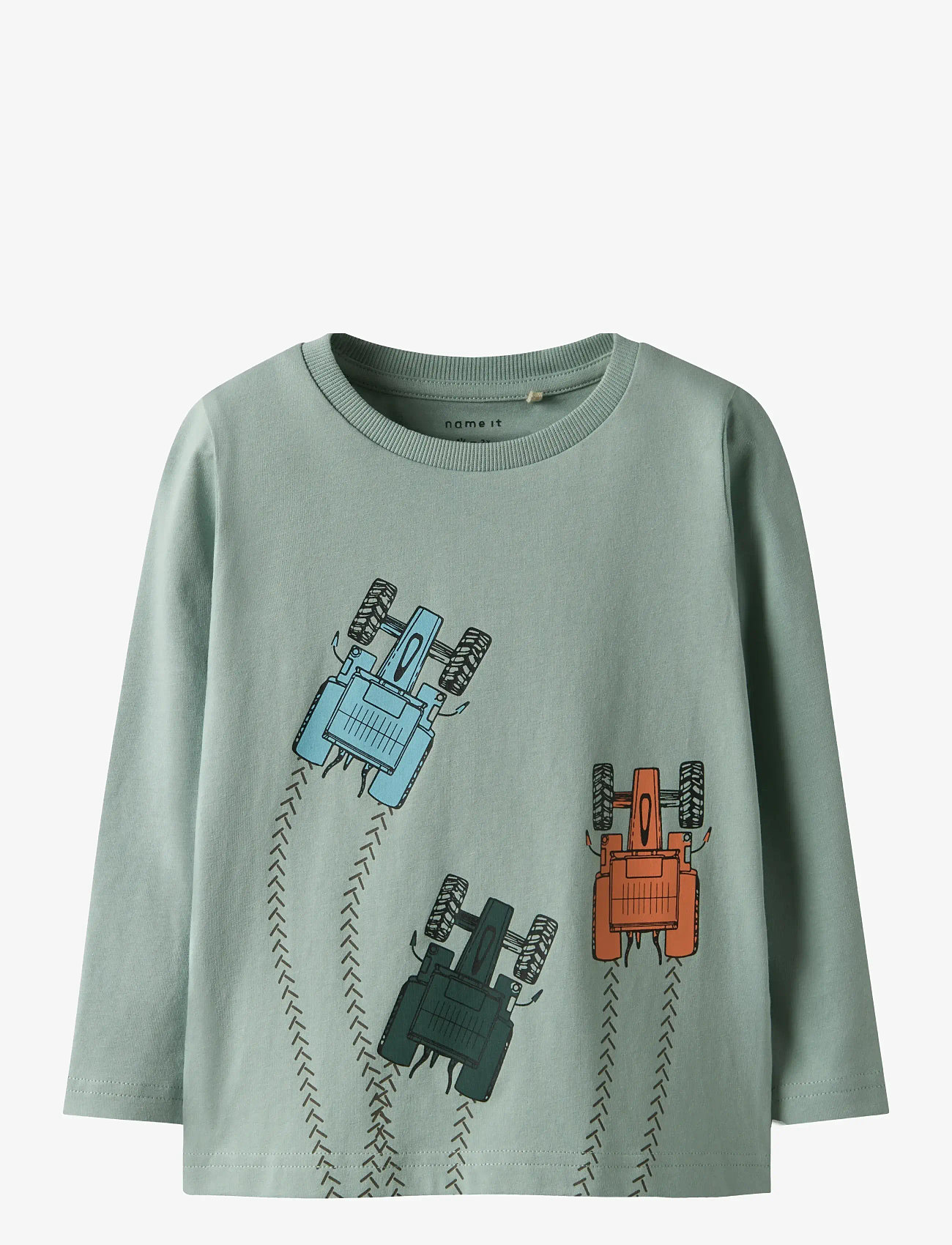 name it - NMMLACTOR LS TOP BOX - langærmede - jadeite - 0