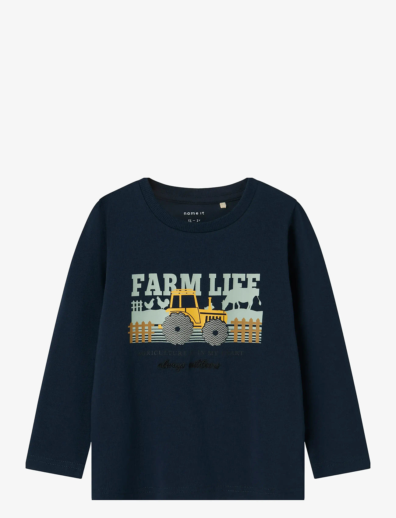 name it - NMMLACTOR LS TOP BOX - langærmede - navy blazer - 0