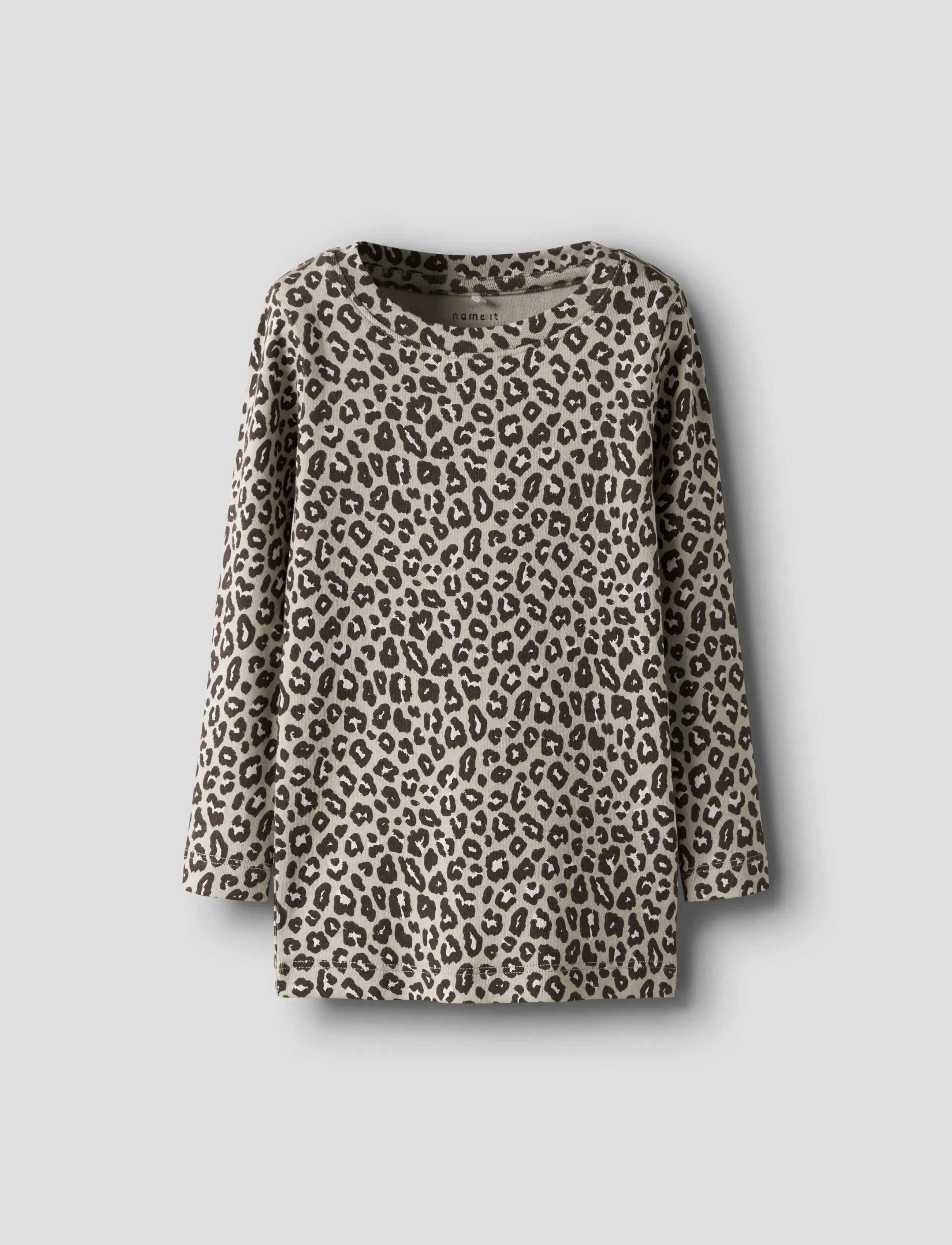 name it NMFLEOANA XSL LS TOP - Topy i Koszulki - PEYOTE / brown