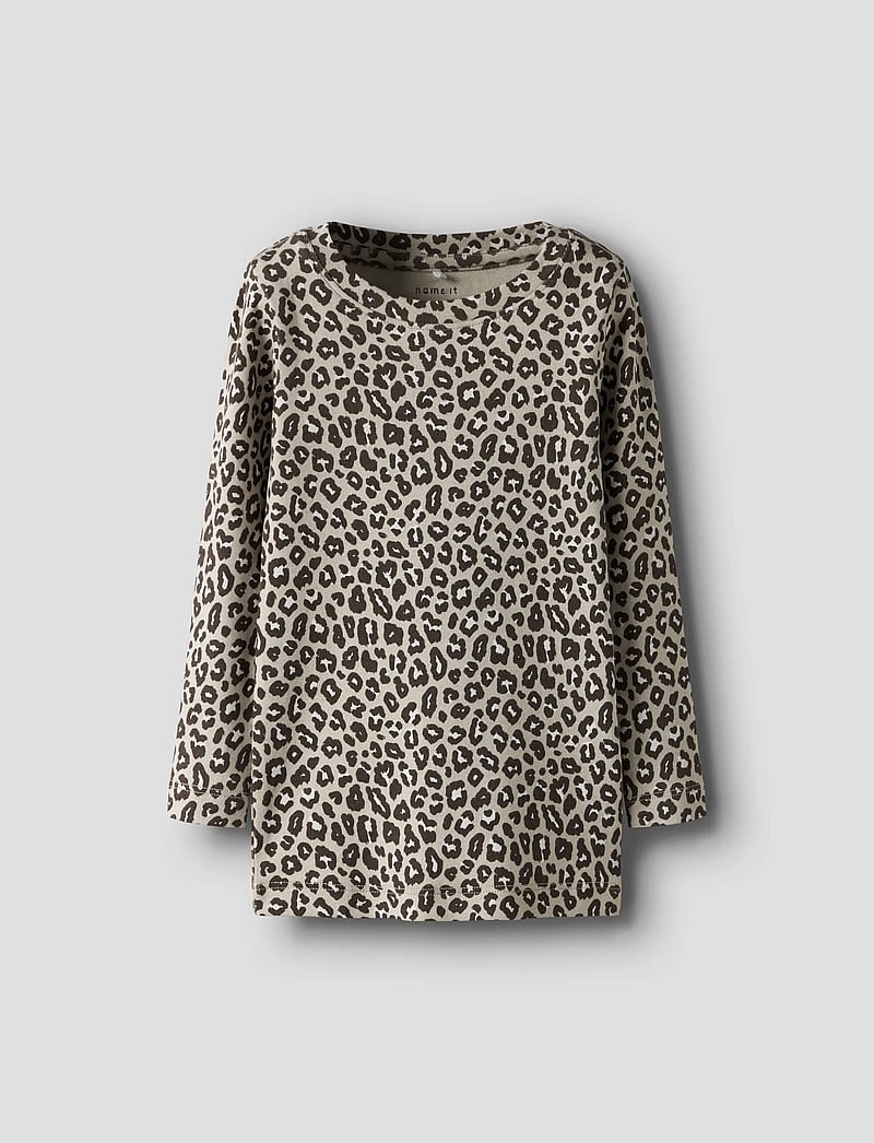 name it - NMFLEOANA XSL LS TOP - langærmede t-shirts - peyote - 0