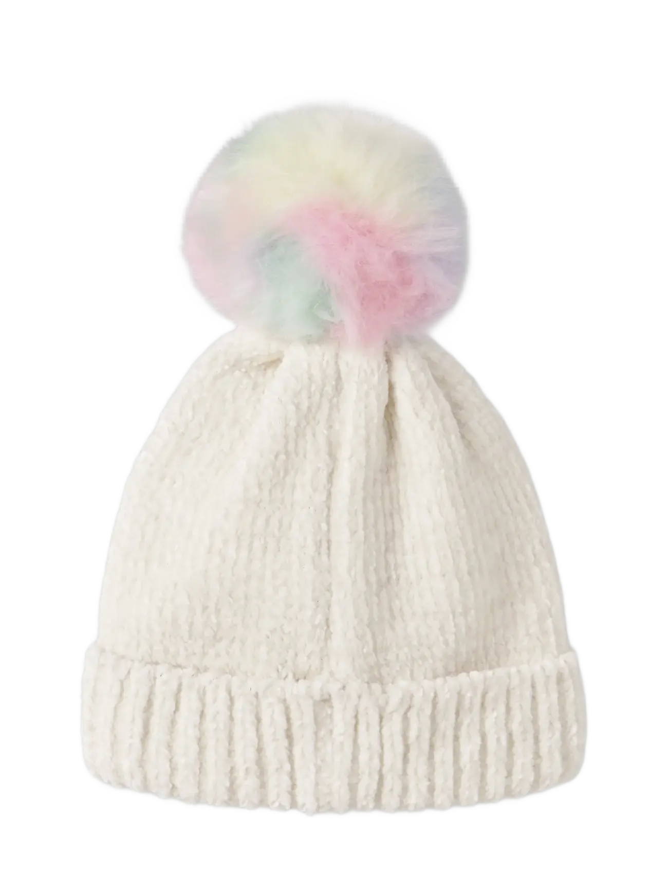 name it - NMFMETEA KNIT BEANIE2 - beanies - snow white - 1