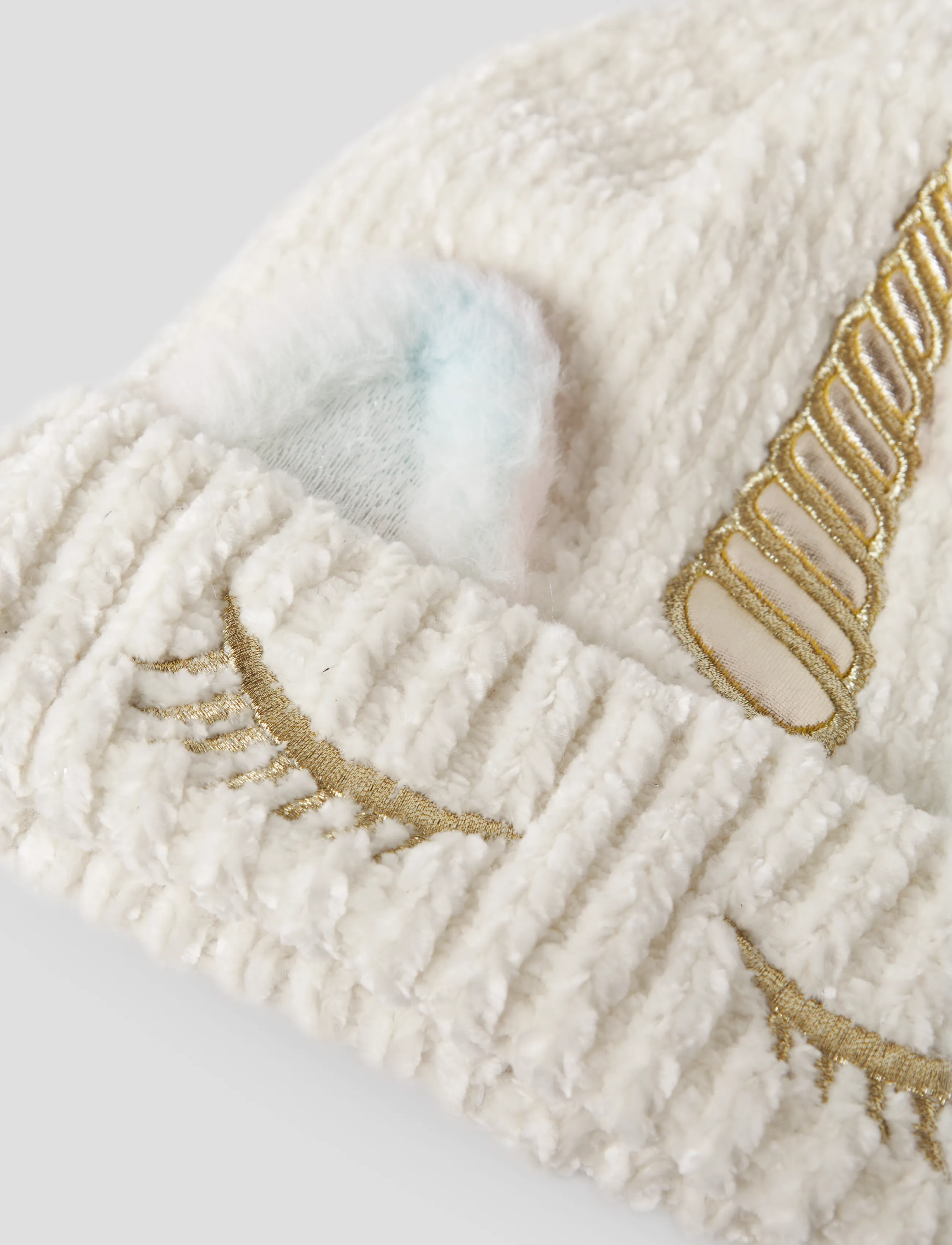 name it - NMFMETEA KNIT BEANIE2 - beanies - snow white - 3
