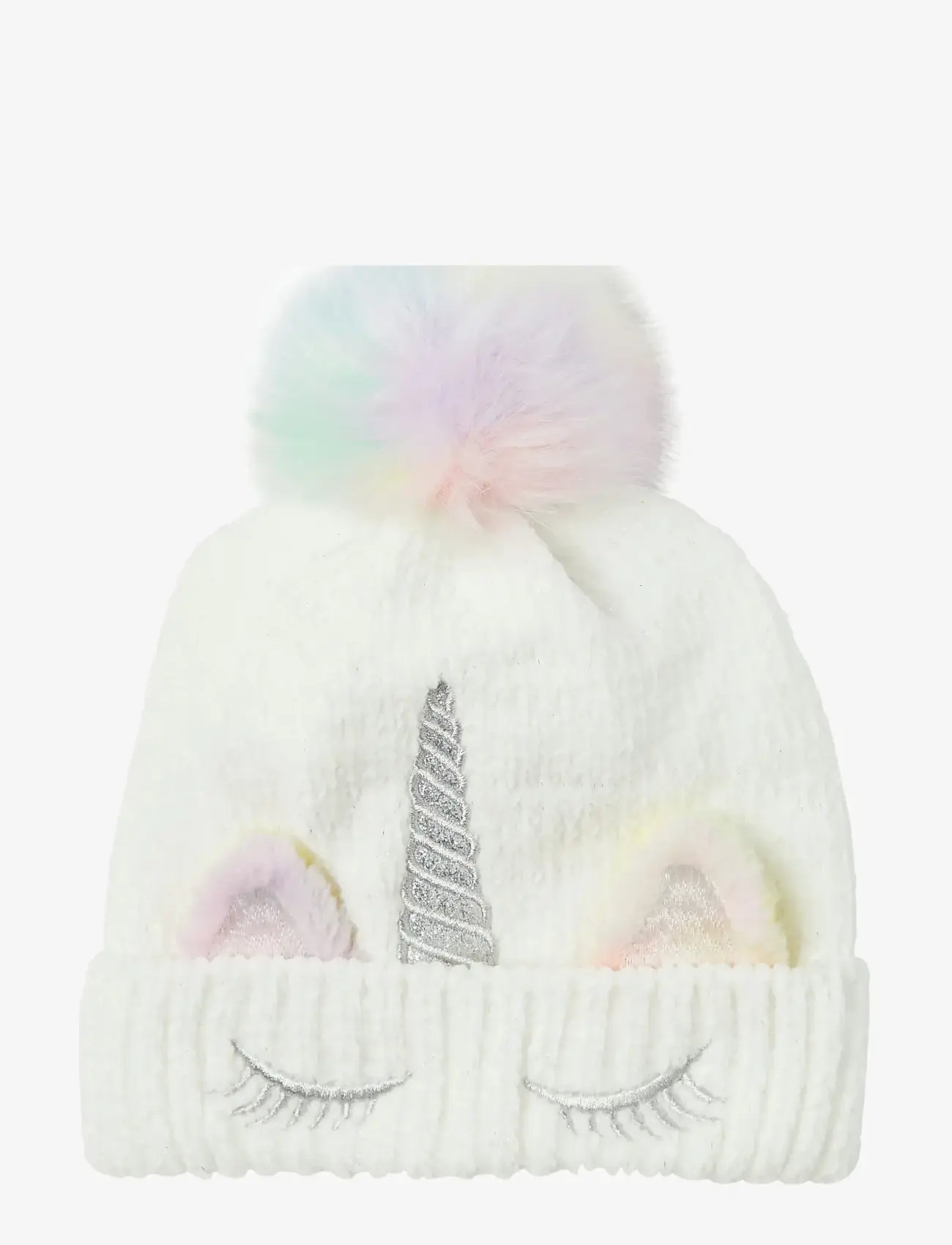 name it - NMFMETEA KNIT BEANIE2 - accessoires - snow white - 0