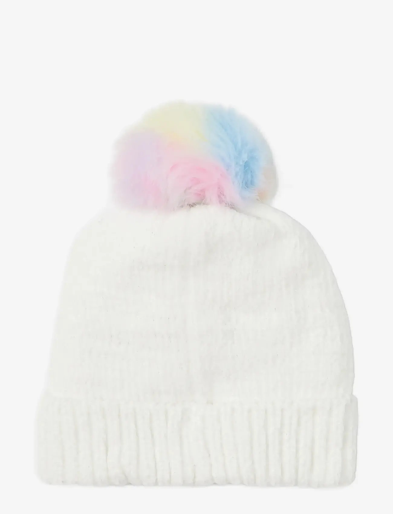 name it - NMFMETEA KNIT BEANIE2 - accessoires - snow white - 1