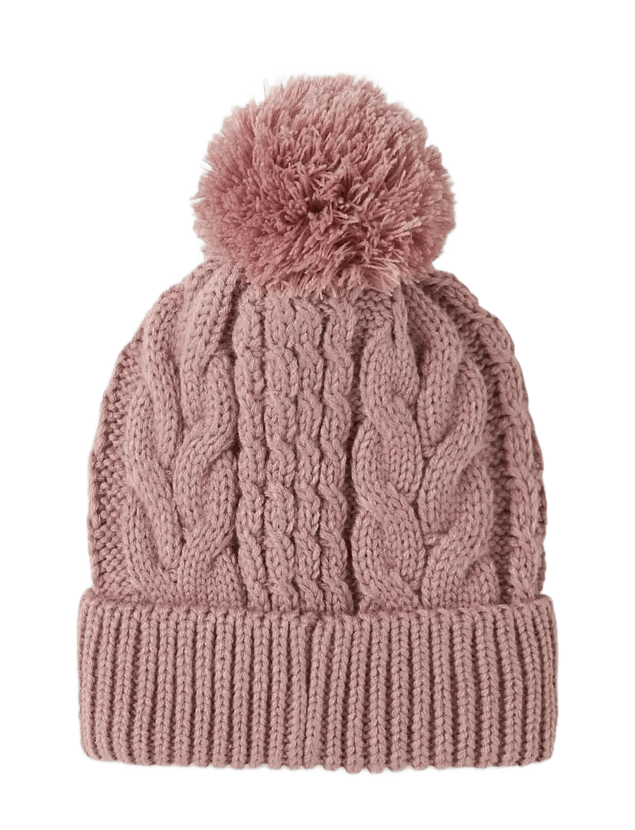 name it - NMFMILO KNIT HAT2 - kootud mütsid - woodrose - 2