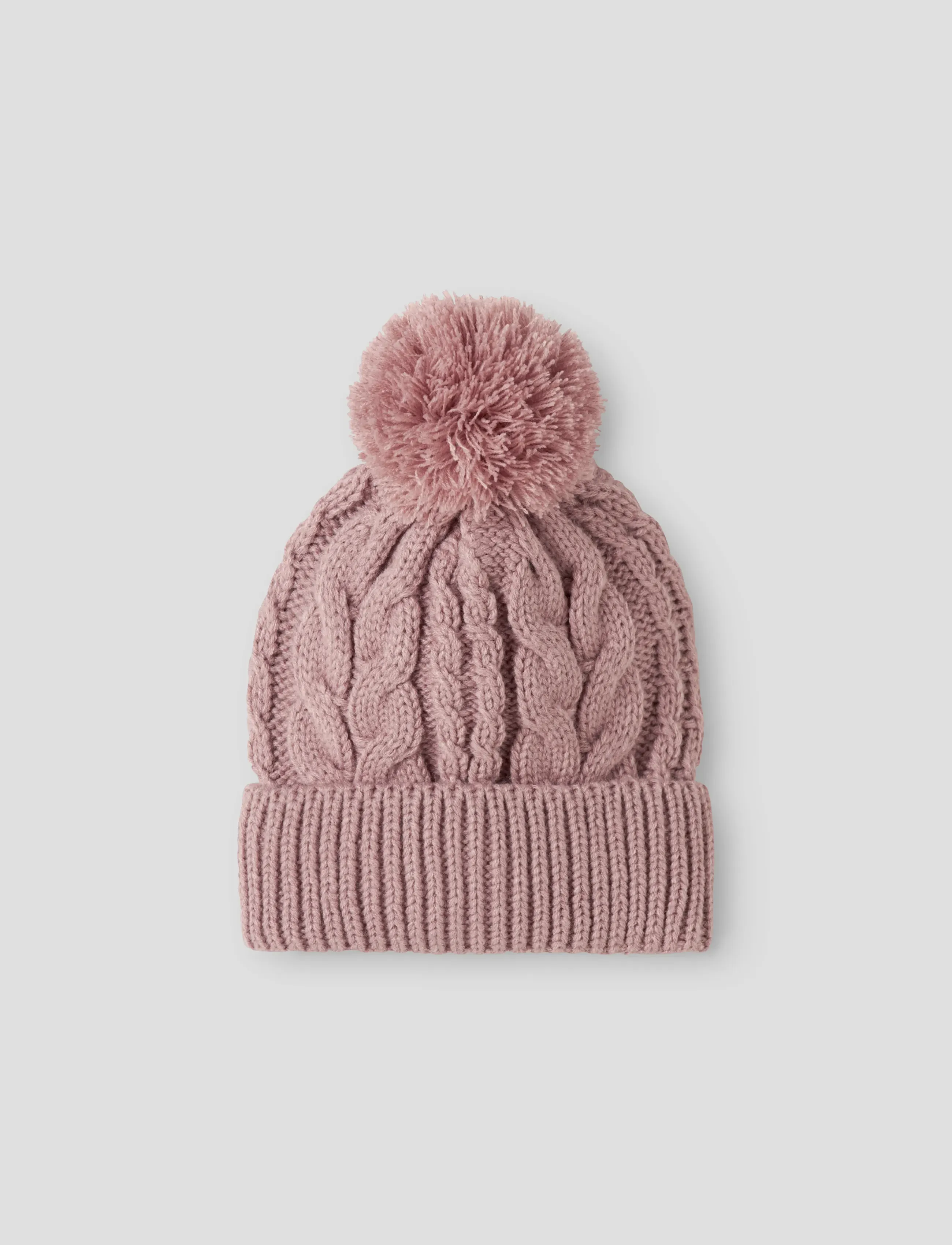 name it Nmfmilo Knit Hat2, 50-52, Pink, Huer > Beanie, Børn