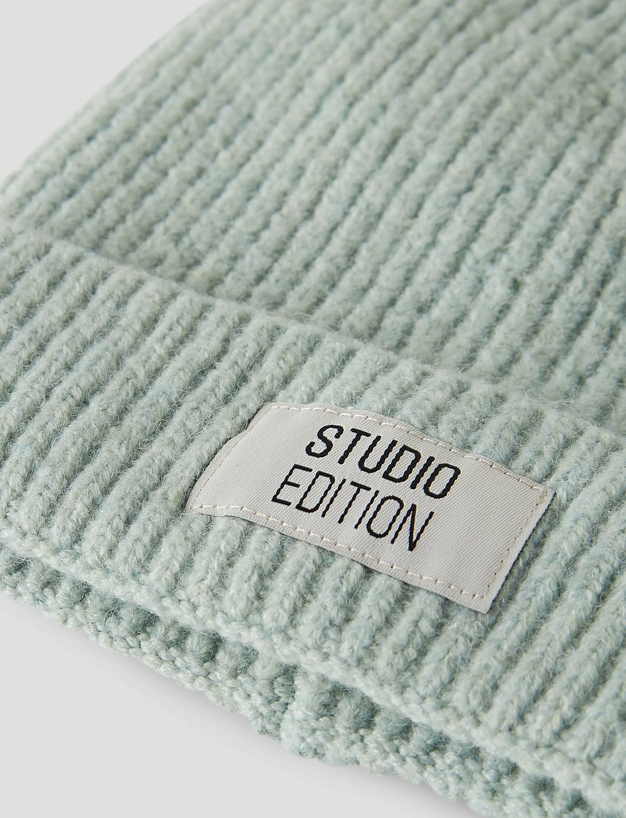name it - NKFMAJ KNIT BEANIE - beanies - iceberg green - 3