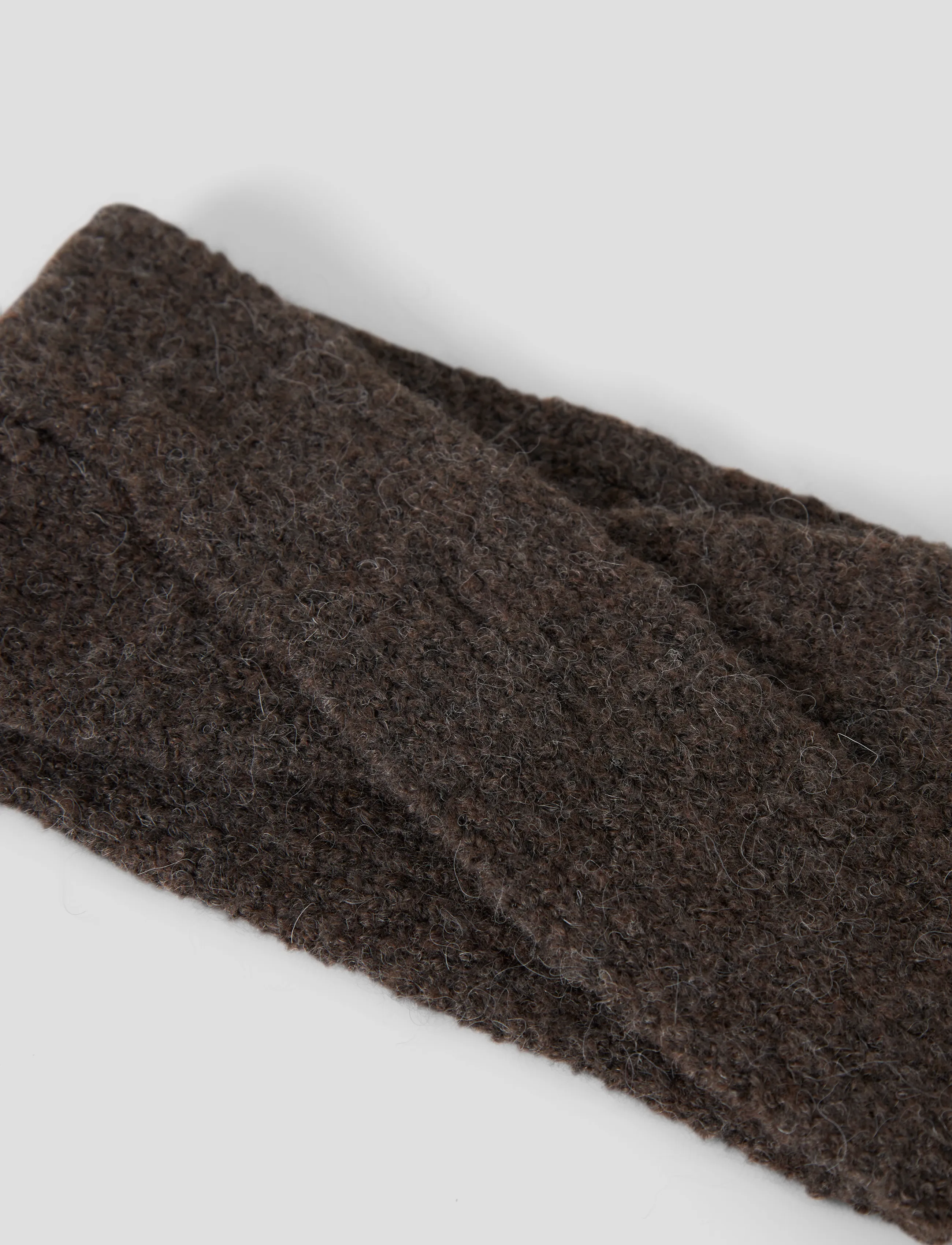 name it - NKFMAJ KNIT HEADBAND - pannband - seal brown - 2