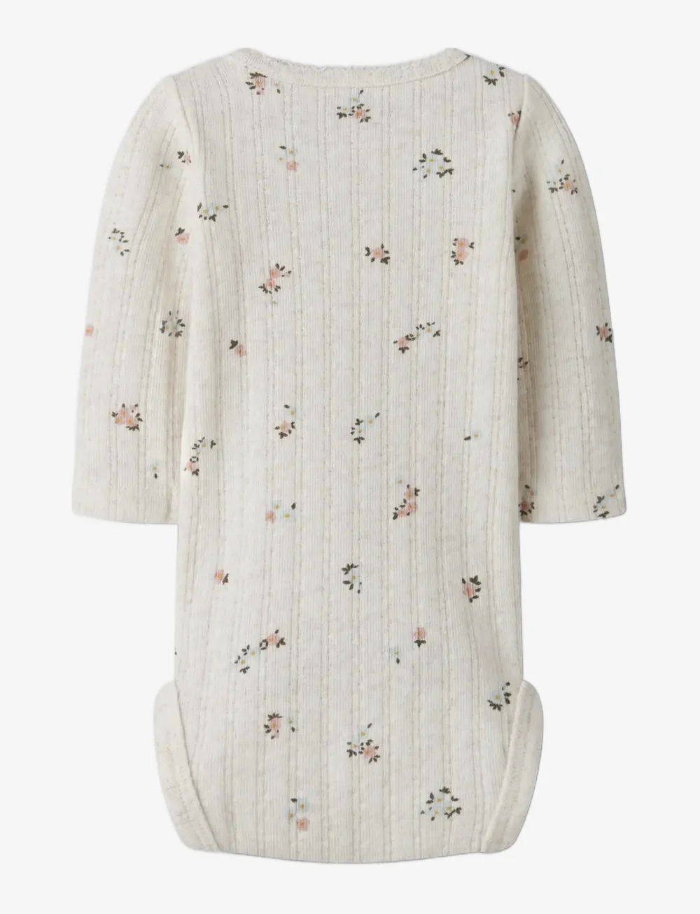 name it - NBFLOWER LS BODY - long-sleeved bodies - peyote melange - 1
