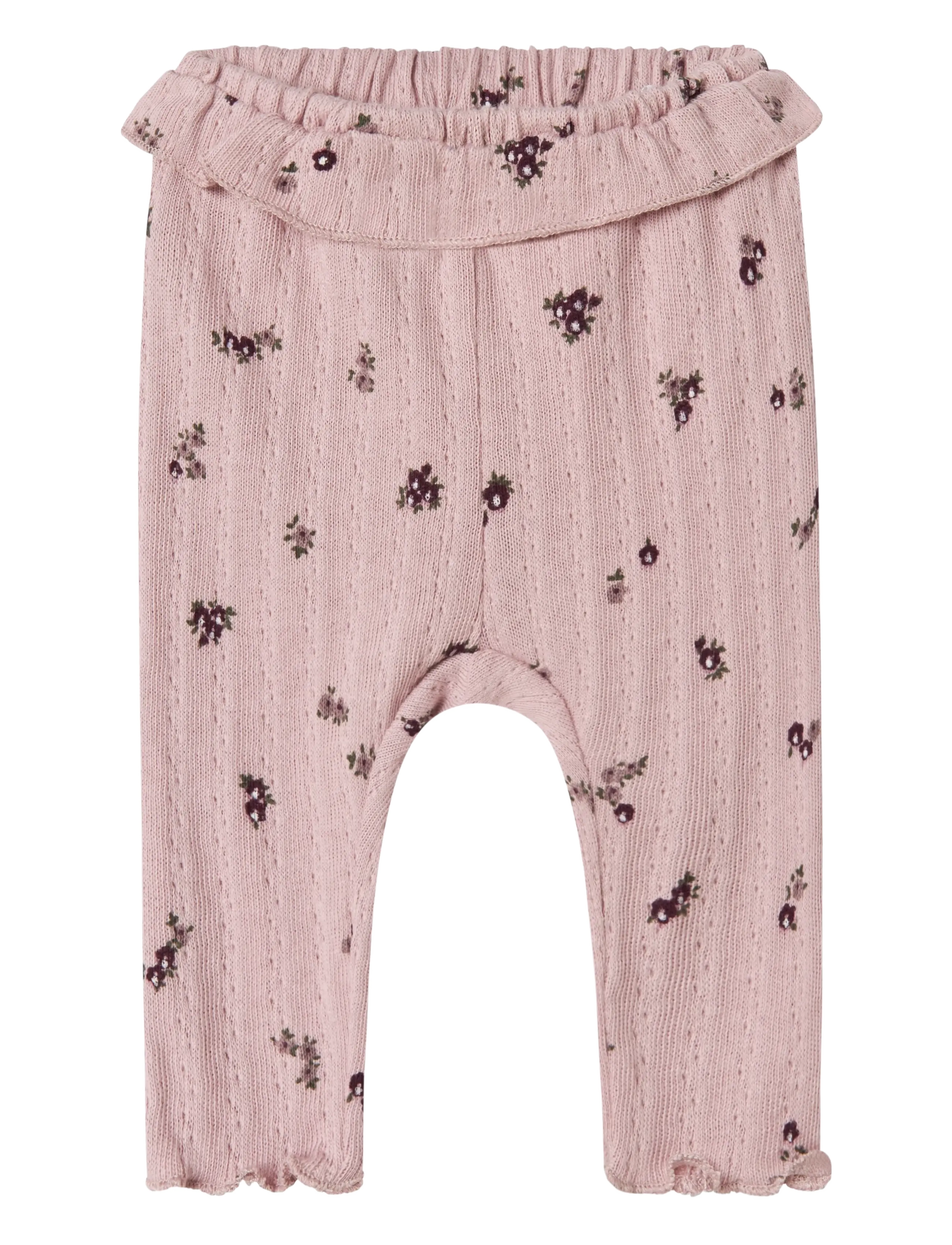 name it NBFLOWER LEGGING - Riided - BURNISHED LILAC / pink/rose