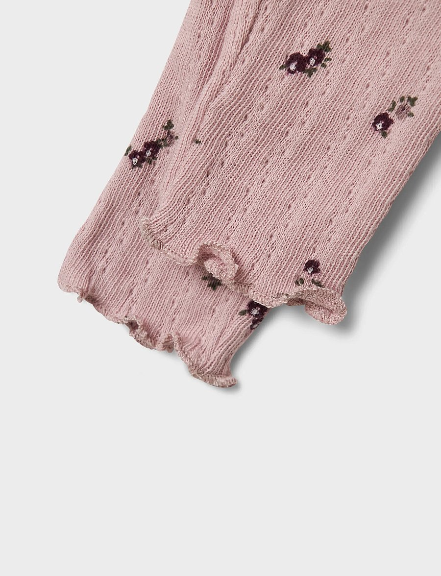 name it - NBFLOWER LEGGING - leggings - burnished lilac - 0