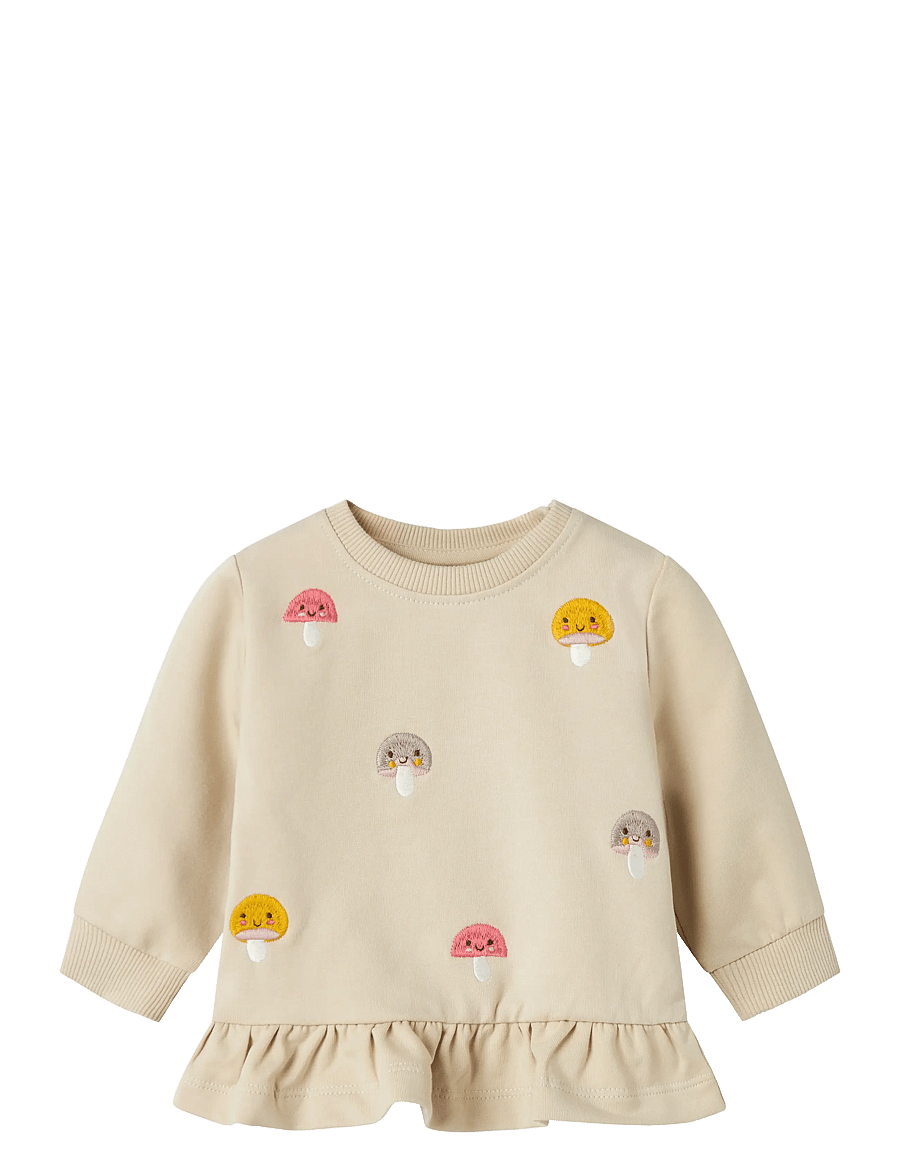 name it - NBFLAMELLA LS SWEAT UNB - sweatshirts - peyote - 1
