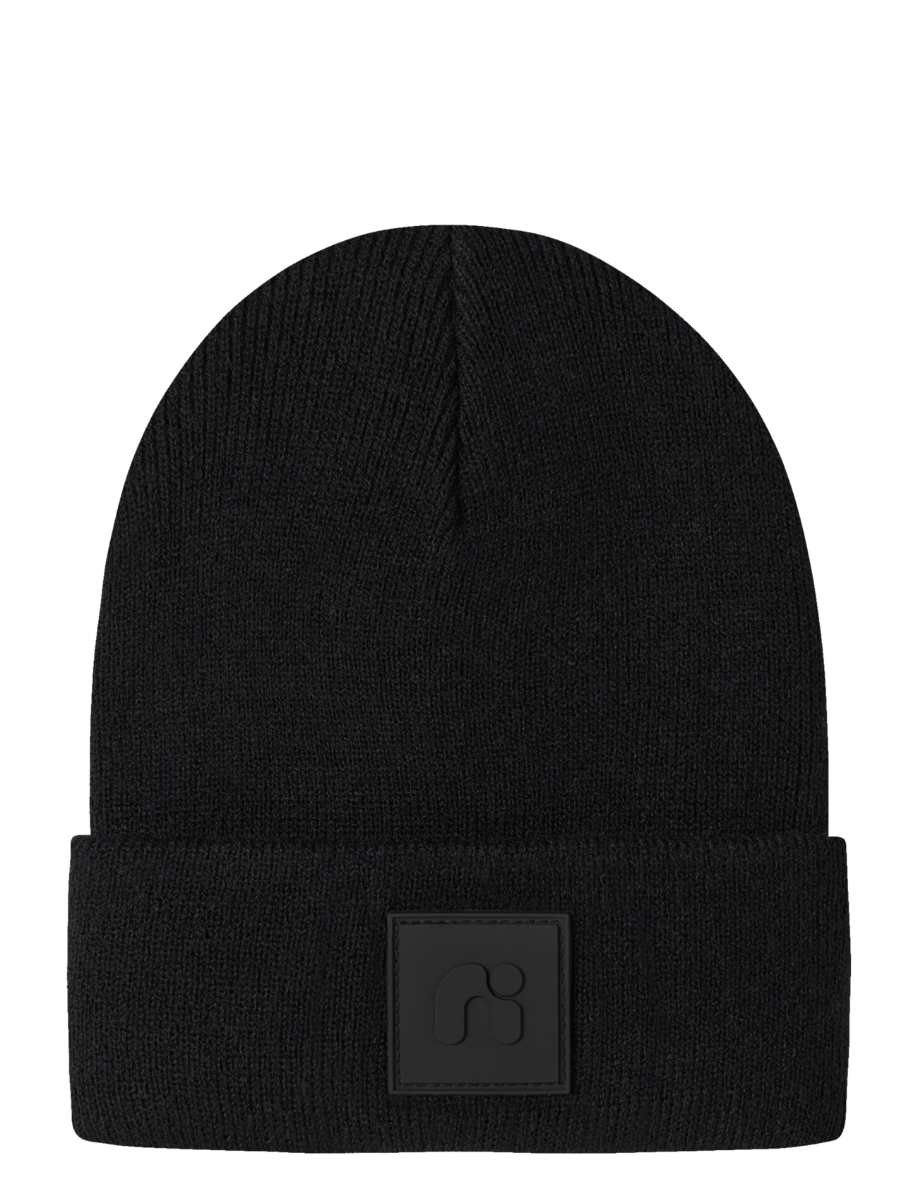 name it NMNMALIK KNIT BEANIE BADGE1 - Winter accessories - BLACK / black