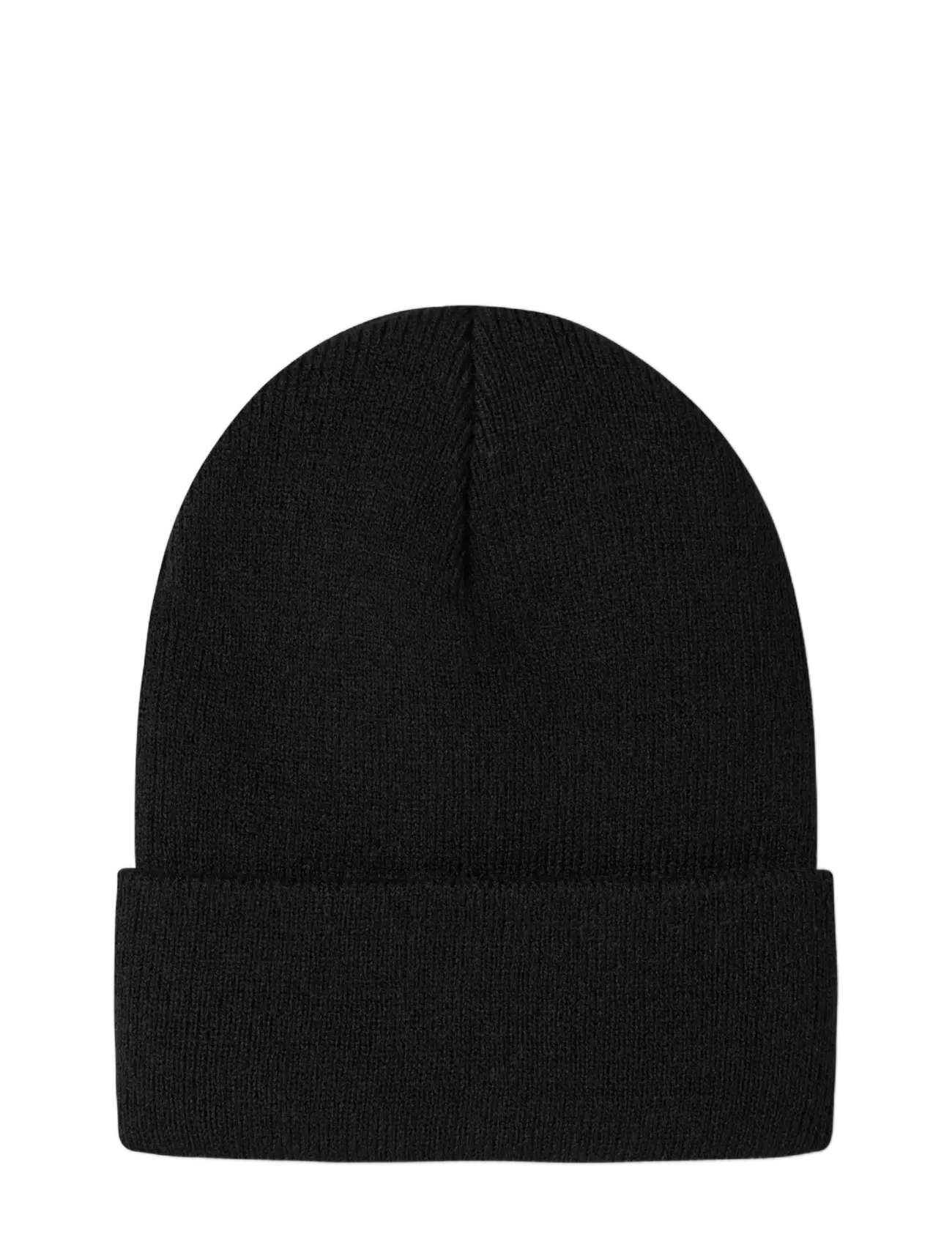 name it - NMNMALIK KNIT BEANIE BADGE1 - beanies - black - 1