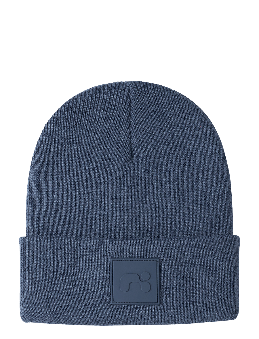 name it - NMNMALIK KNIT BEANIE BADGE1 - kootud mütsid - oceana - 0