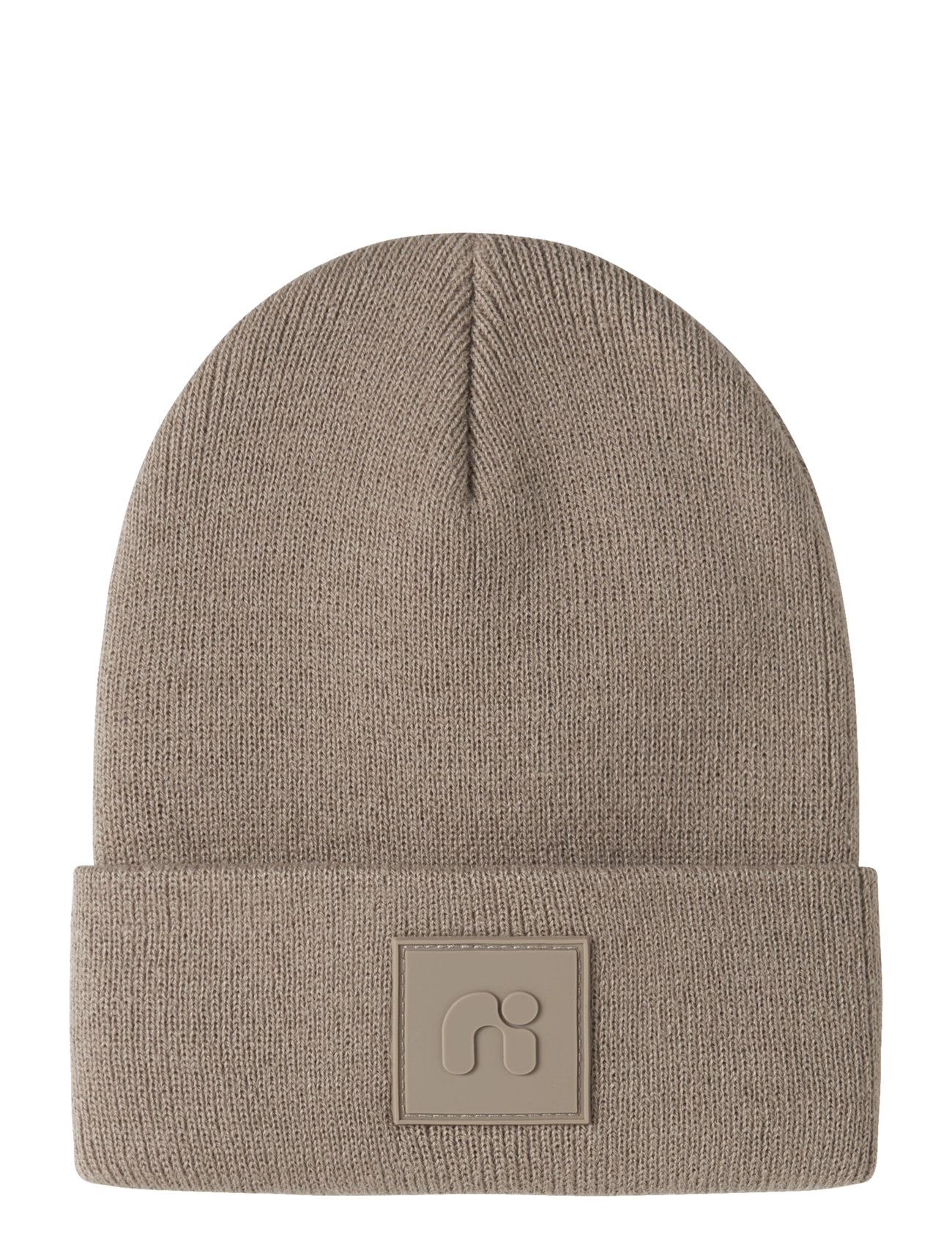 name it NMNMALIK KNIT BEANIE BADGE1 - Inspiration - SILVER MINK / grey
