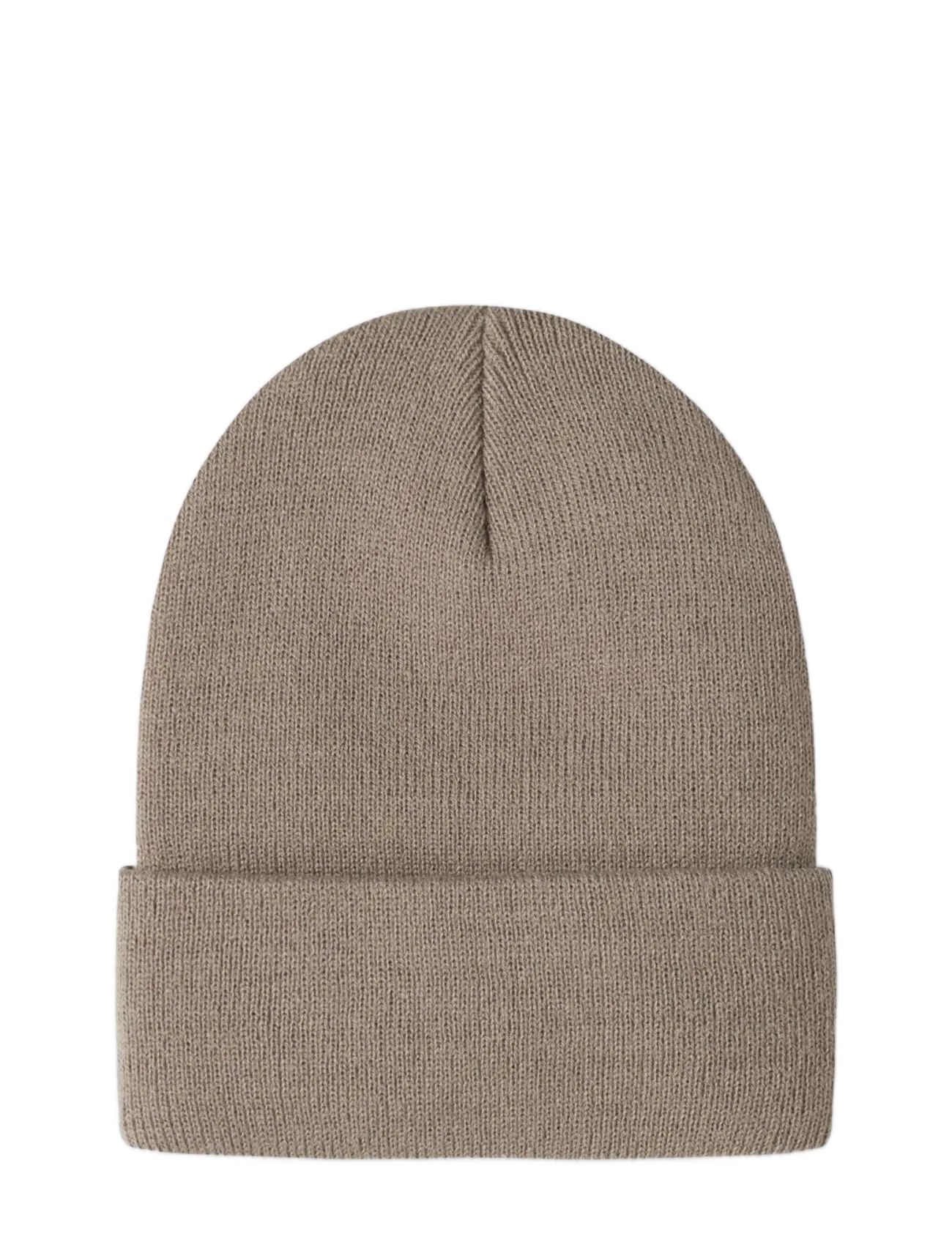 name it - NMNMALIK KNIT BEANIE BADGE1 - beanies - silver mink - 1