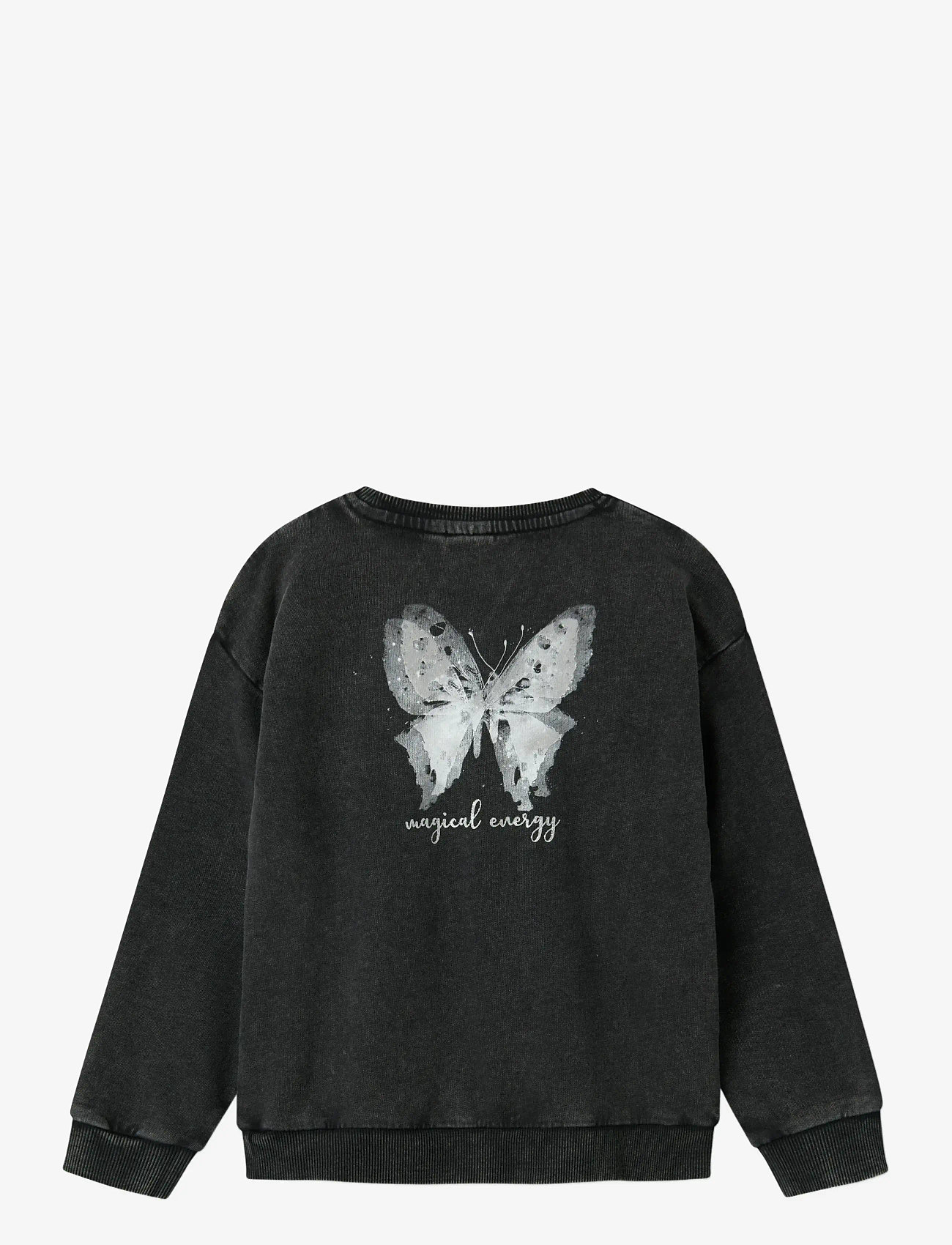 name it - NKFLIVA RXL SWEAT UNB BOX - džemperiai - black - 2