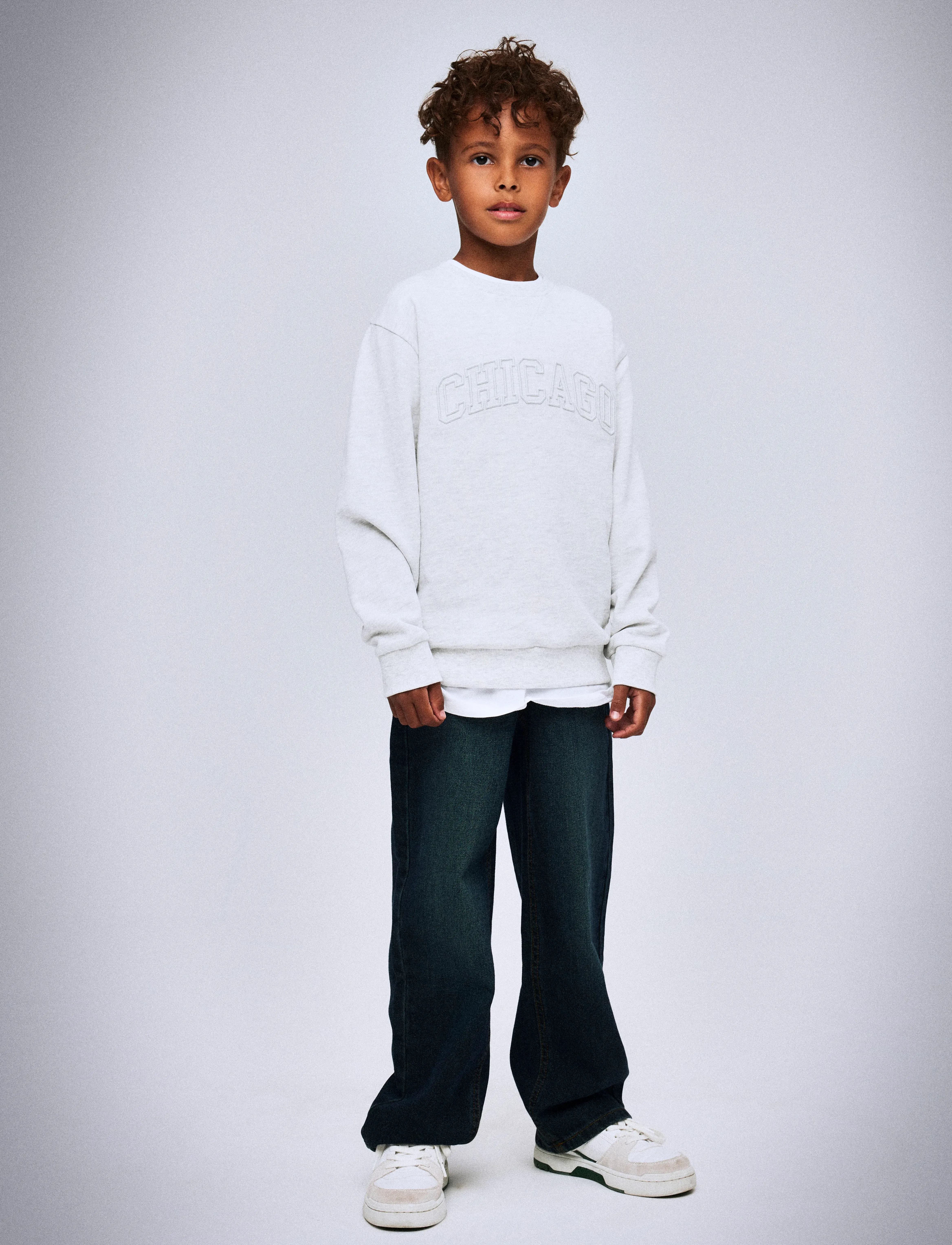 name it - NKMLESTER LS NREG SWEAT UNB - sweatshirts - light grey melange - 3