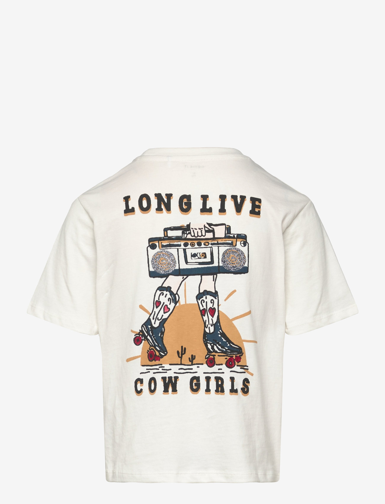 name it - NKFREBA SS NREG TOP - kortærmede t-shirts - cloud dancer - 2