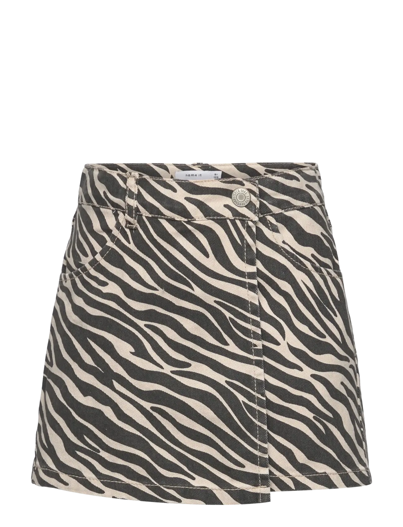NAME IT Nkfzebra Twill Skort 4003-Td D Schwarz - 164 - Kinder