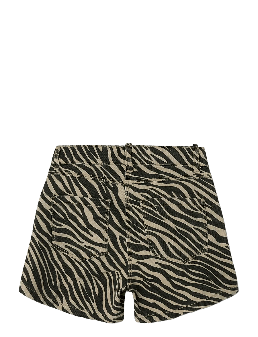 name it - NKFZEBRA TWILL SKORT 4003-TD D - broekrok - cement - 3