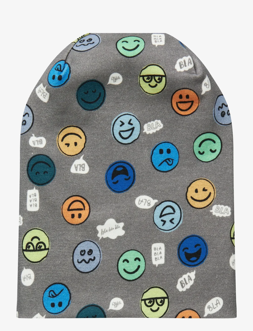 name it - NMMMOPPY DROPSHAPE BEANIE AOP1 - beanies - quiet shade - 1